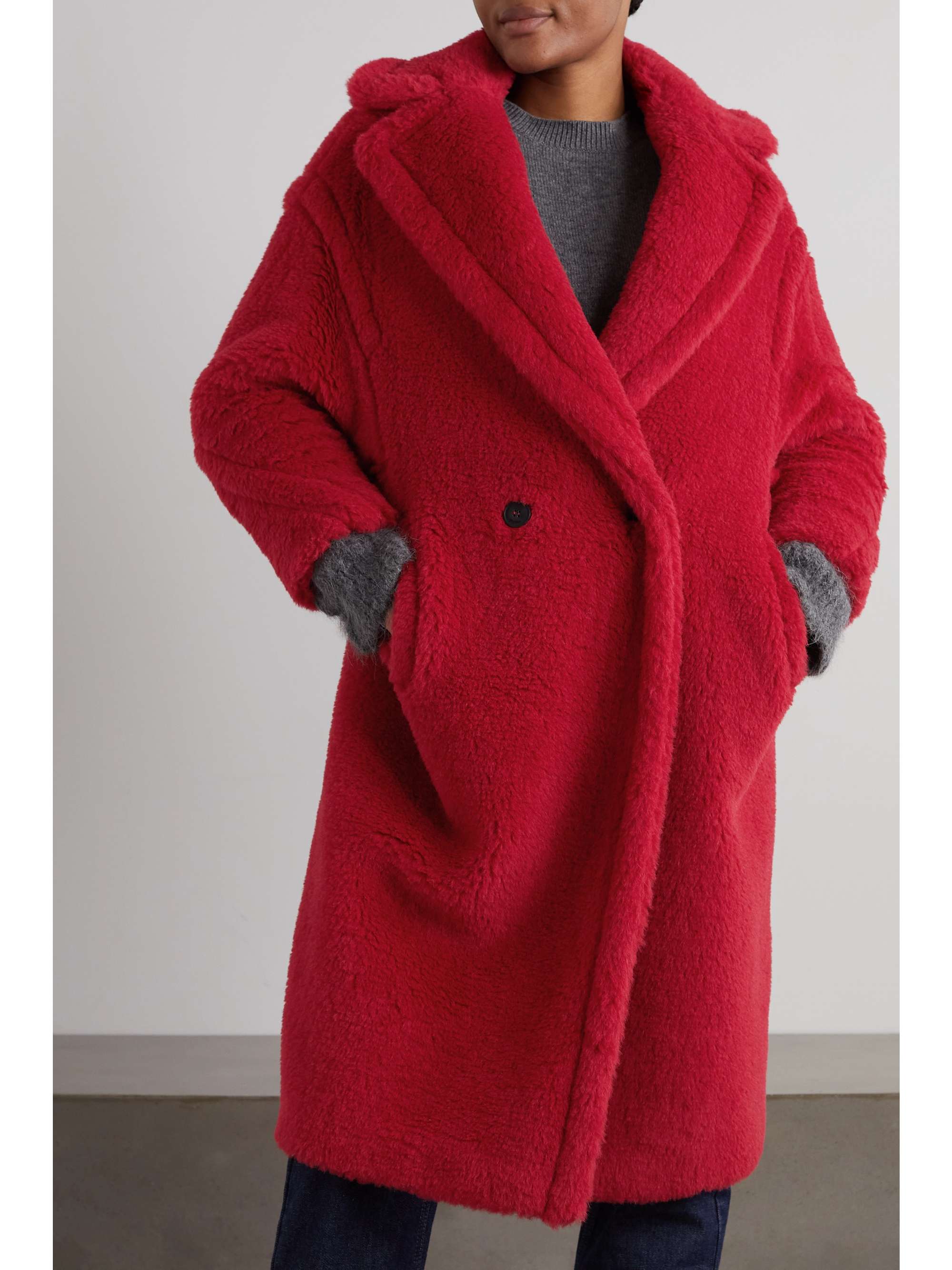 MAX MARA Teddy Bear Icon camel hair and silk-blend coat
