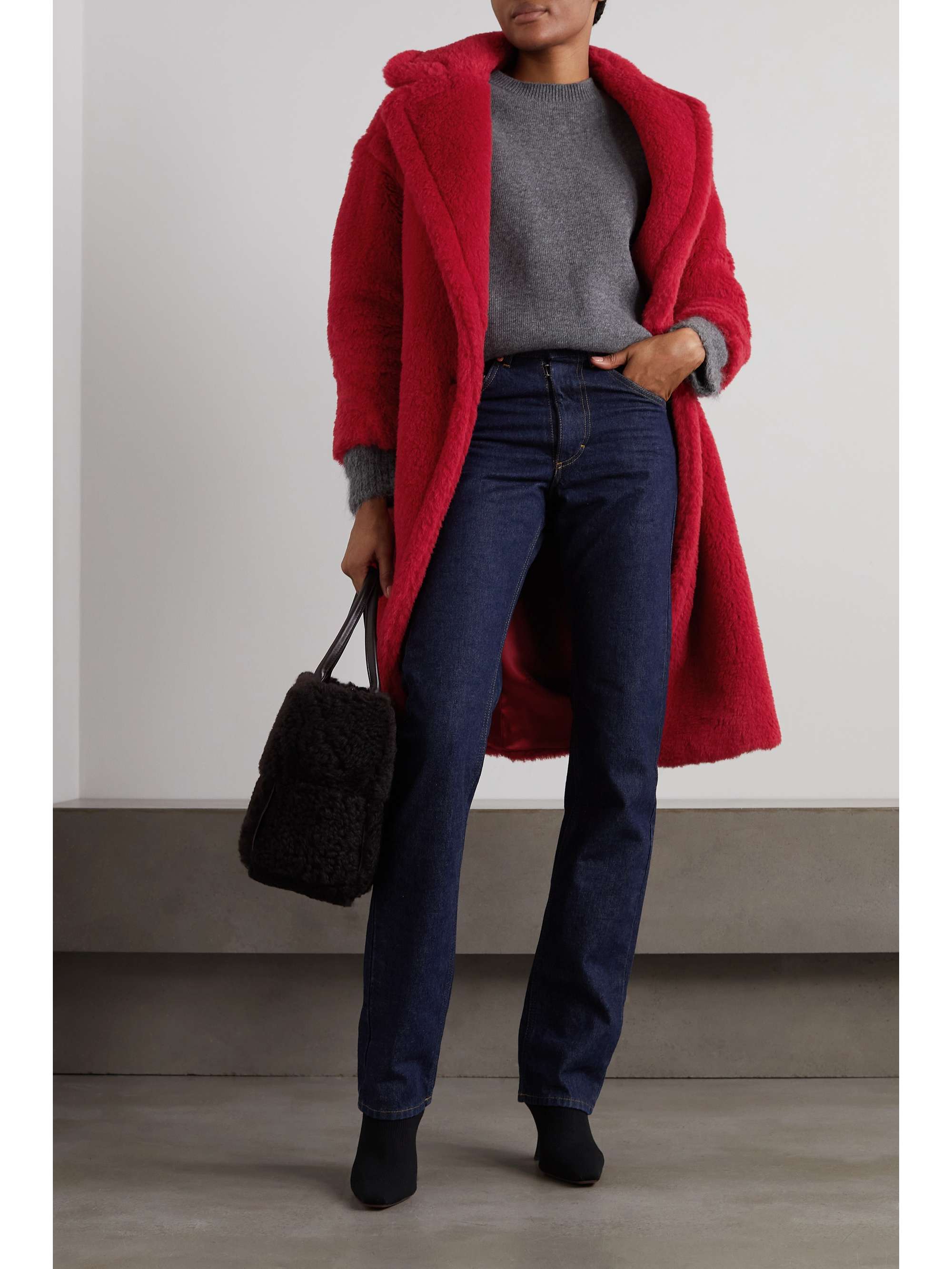 MAX MARA Teddy Bear Icon camel hair and silk-blend coat