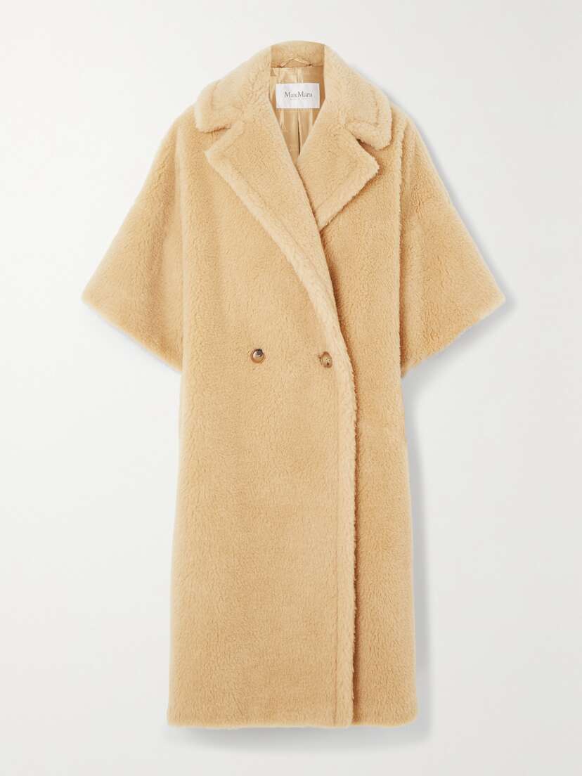 Max Mara Primo Oversized Camel Hair And Silk-blend Coat - UK 18