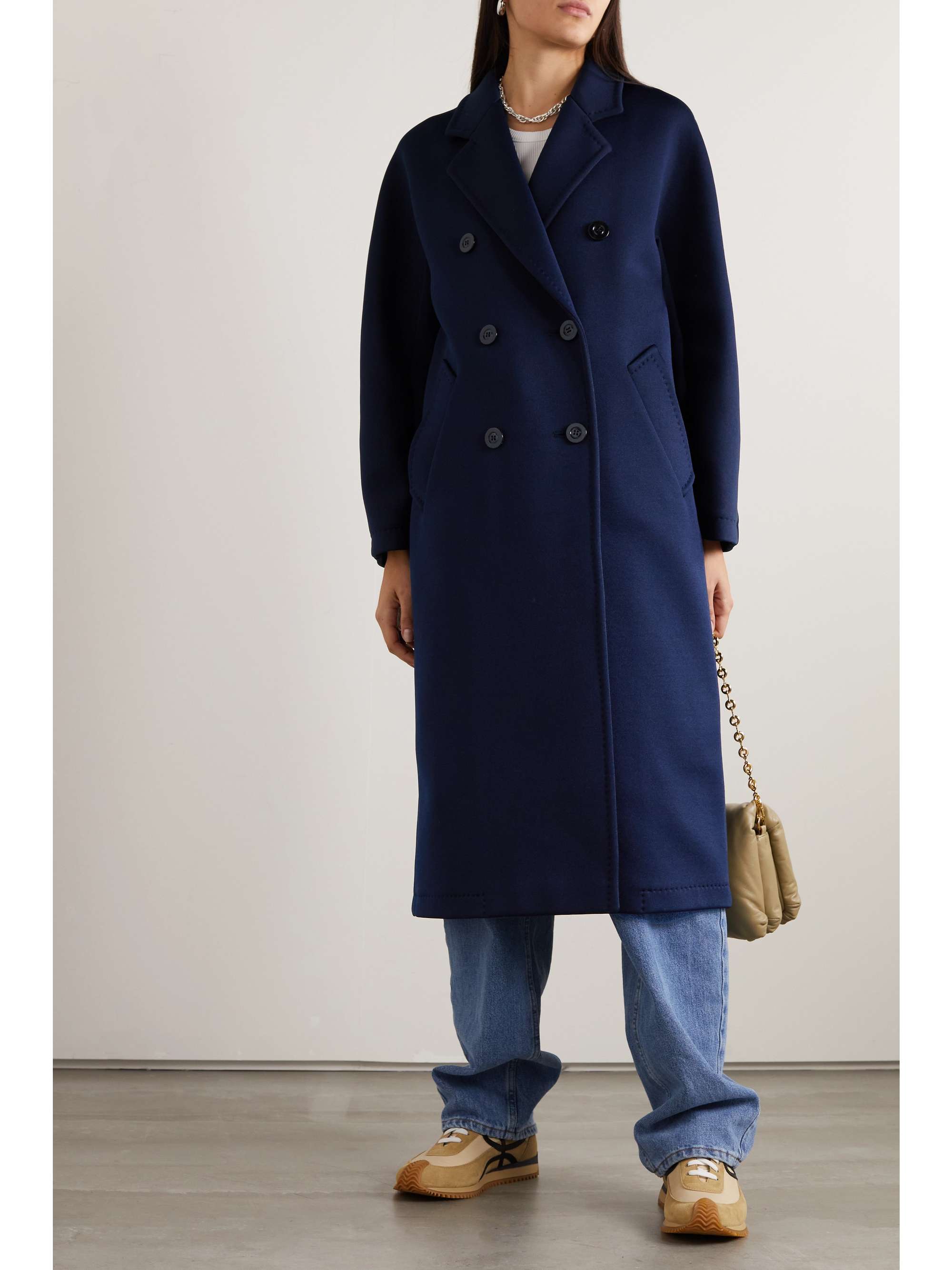 MAX MARA Madame2 double-breasted jersey coat