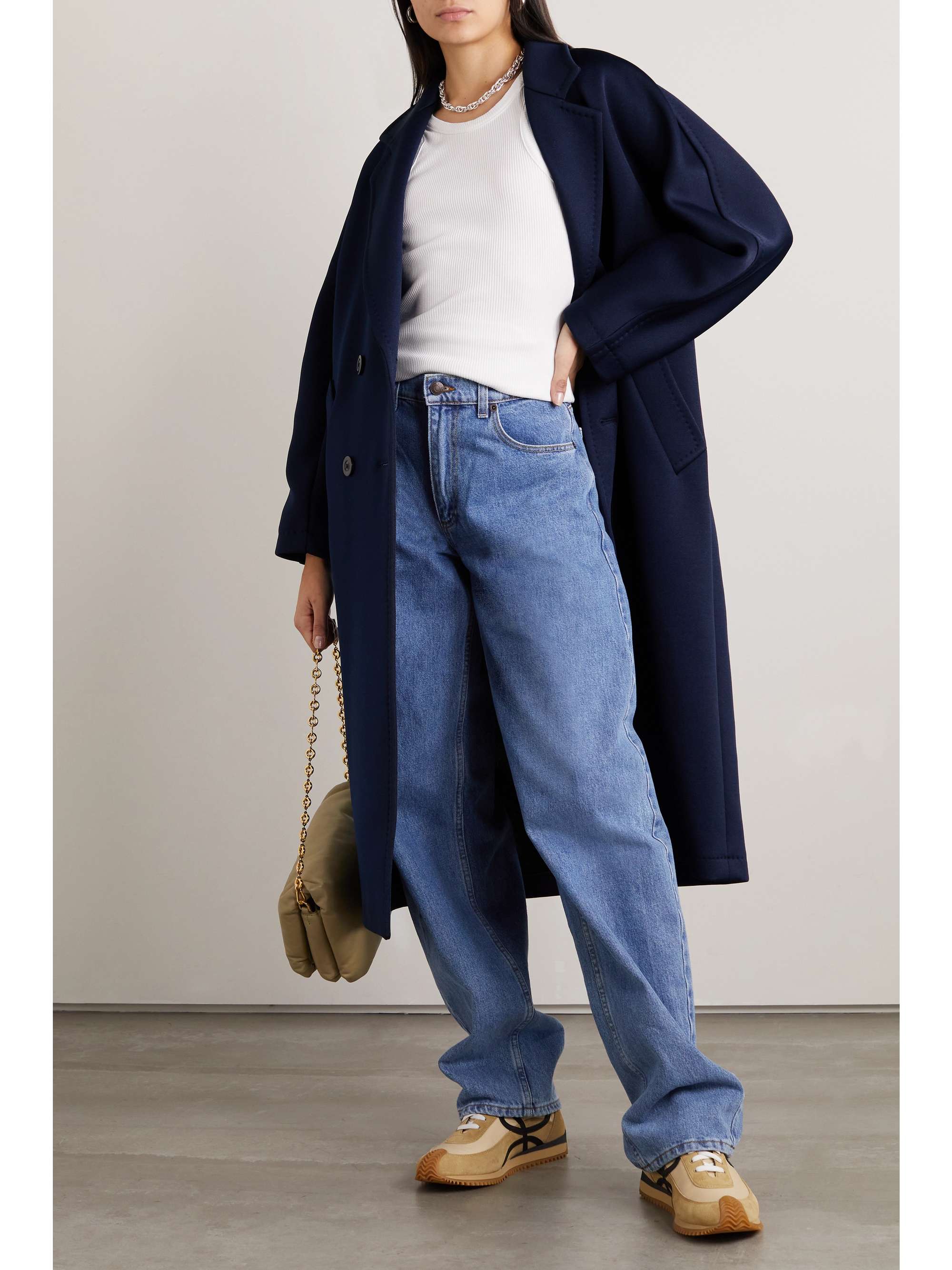 MAX MARA Madame2 double-breasted jersey coat
