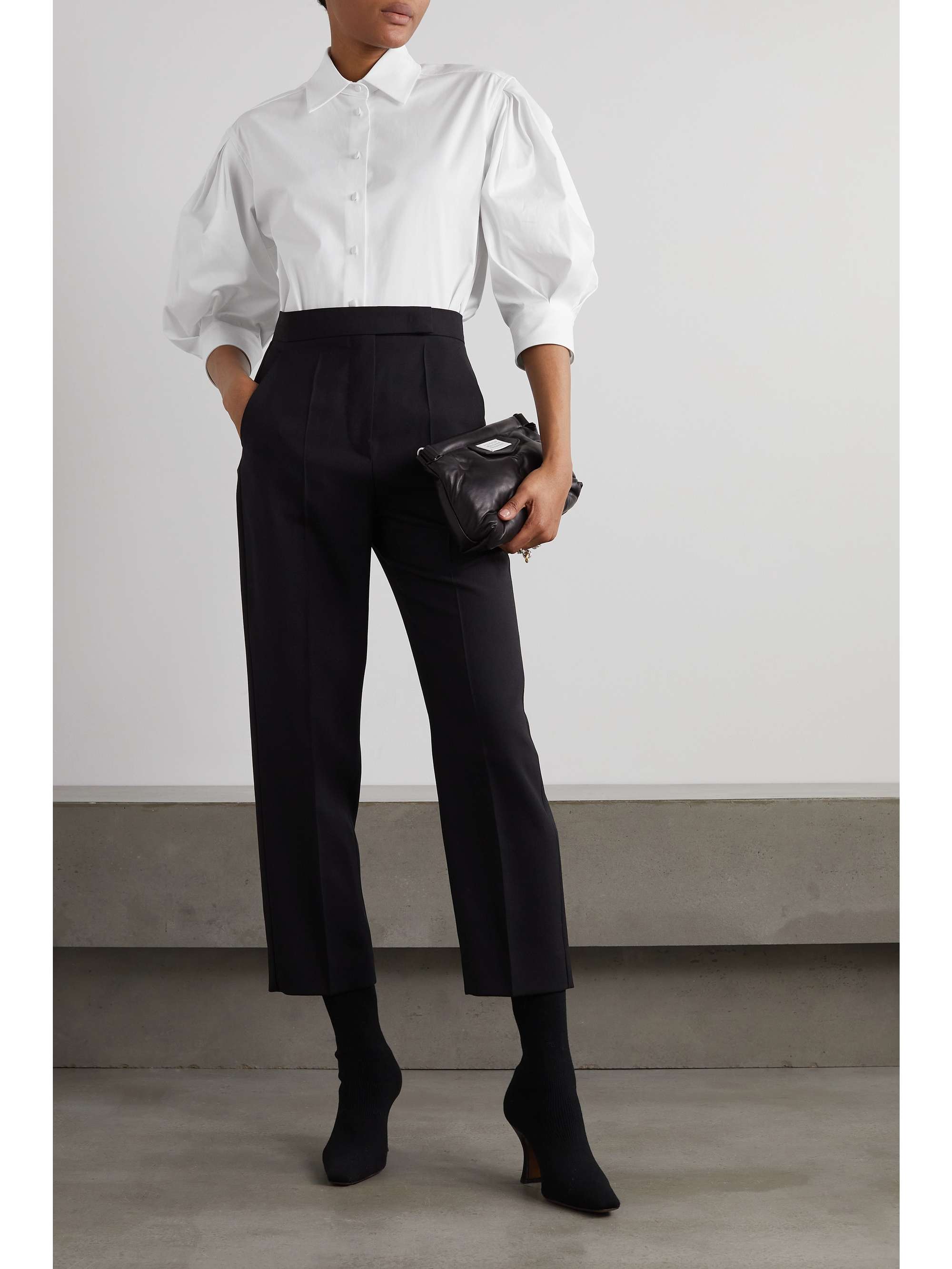 MAX MARA Park stretch-cotton twill shirt