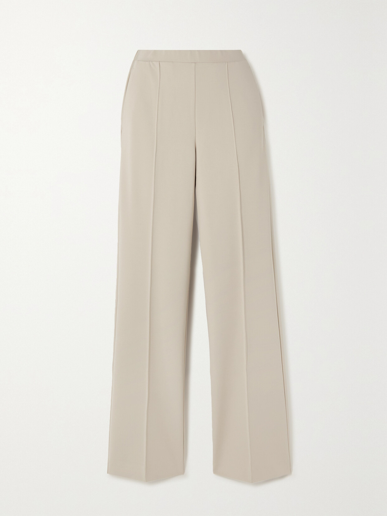 Max Mara Leisure Ghirba Stretch-jersey Straight-leg Pants - Ivory