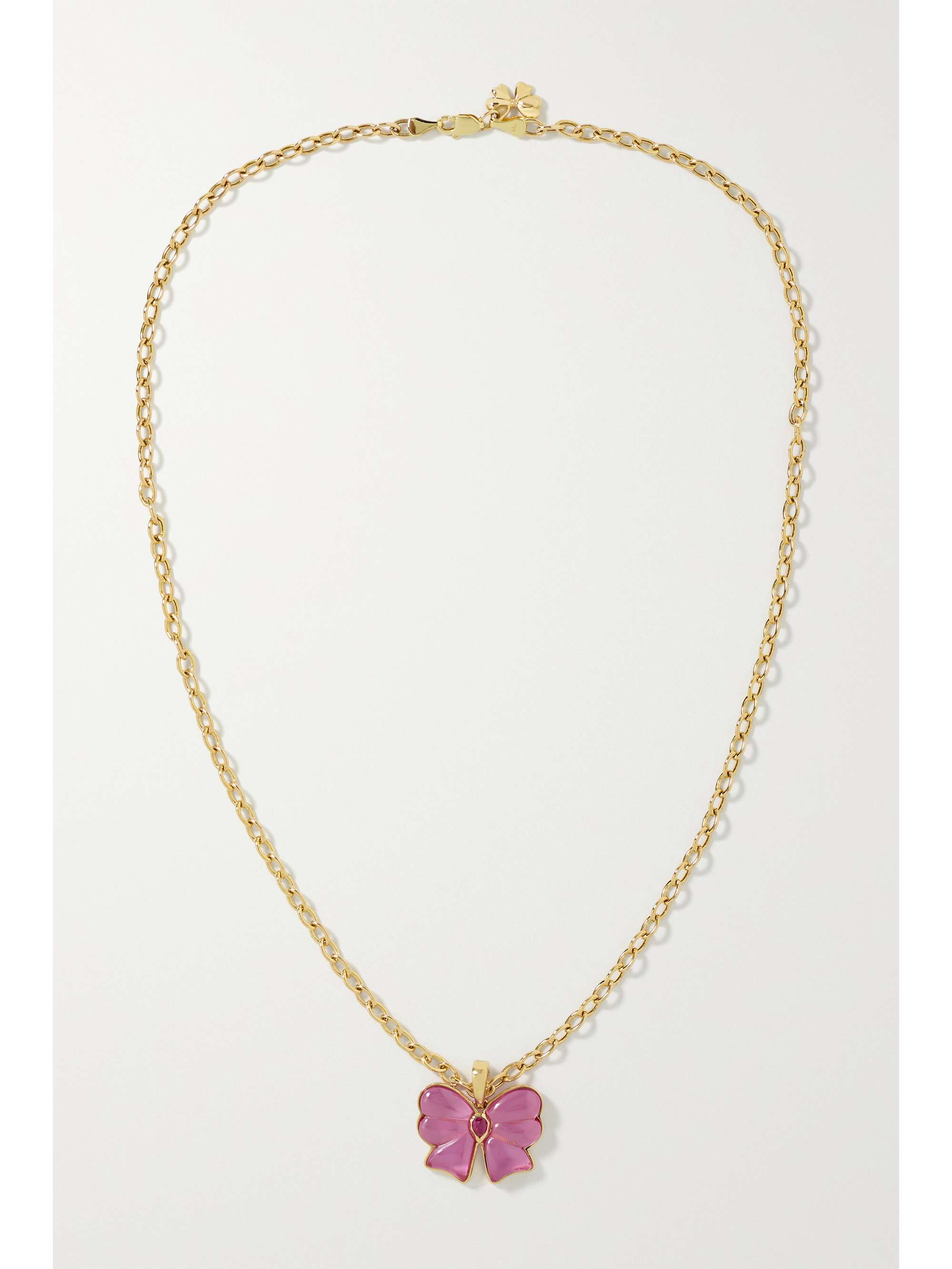 MASON AND BOOKS Berkeley 14-karat gold, topaz and sapphire necklace