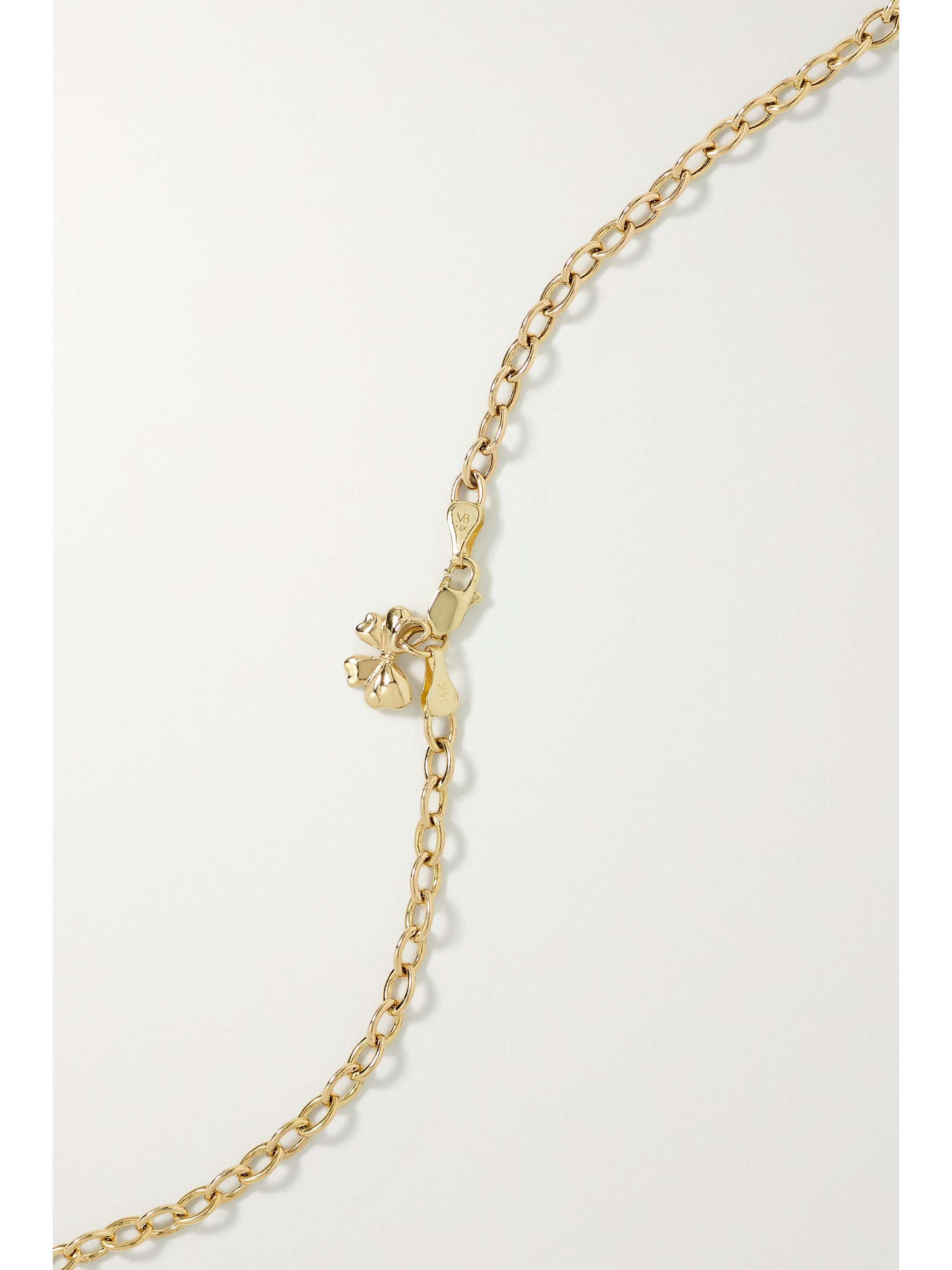MASON AND BOOKS Berkeley 14-karat gold, topaz and sapphire necklace
