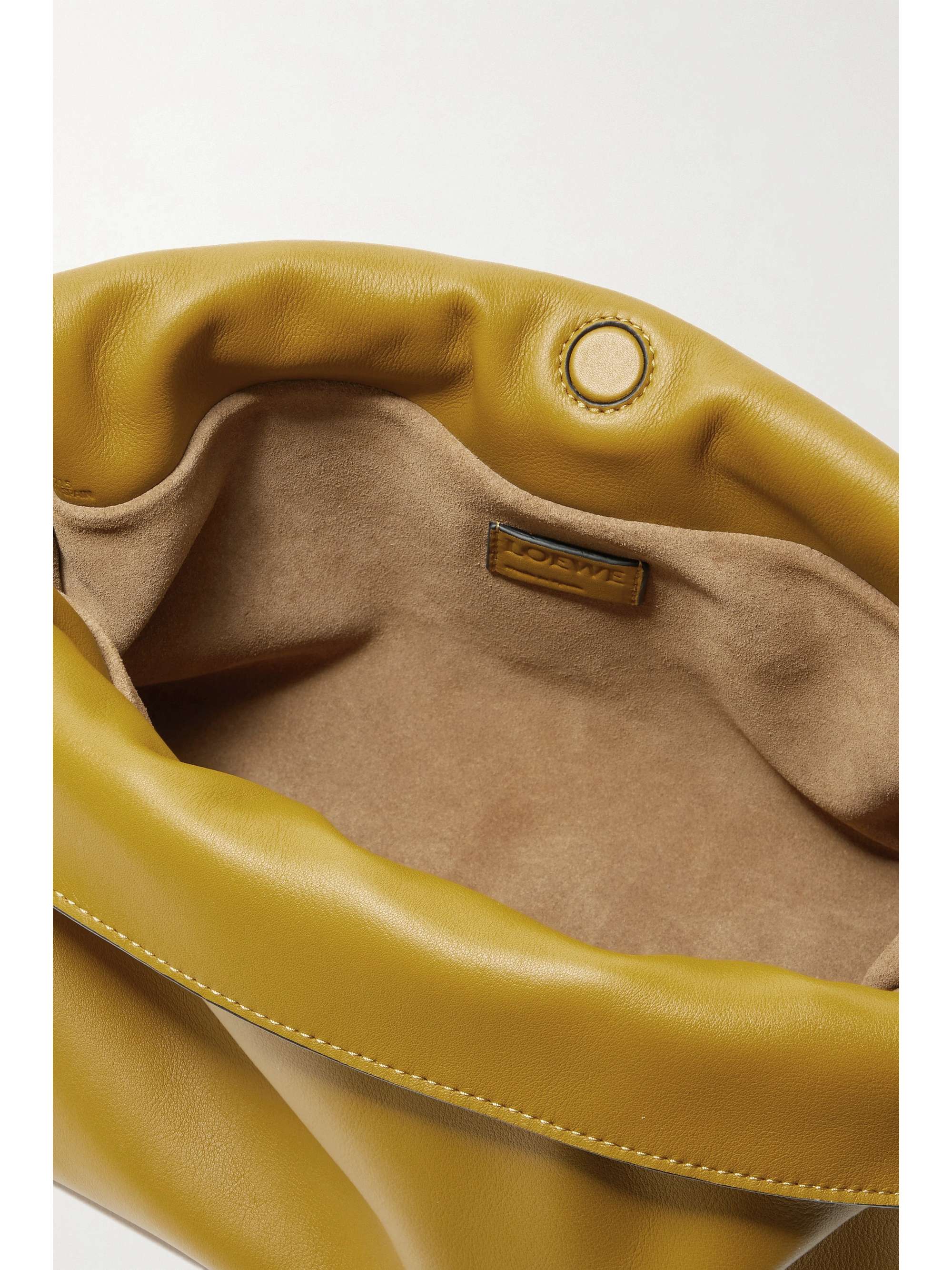 LOEWE Flamenco leather clutch