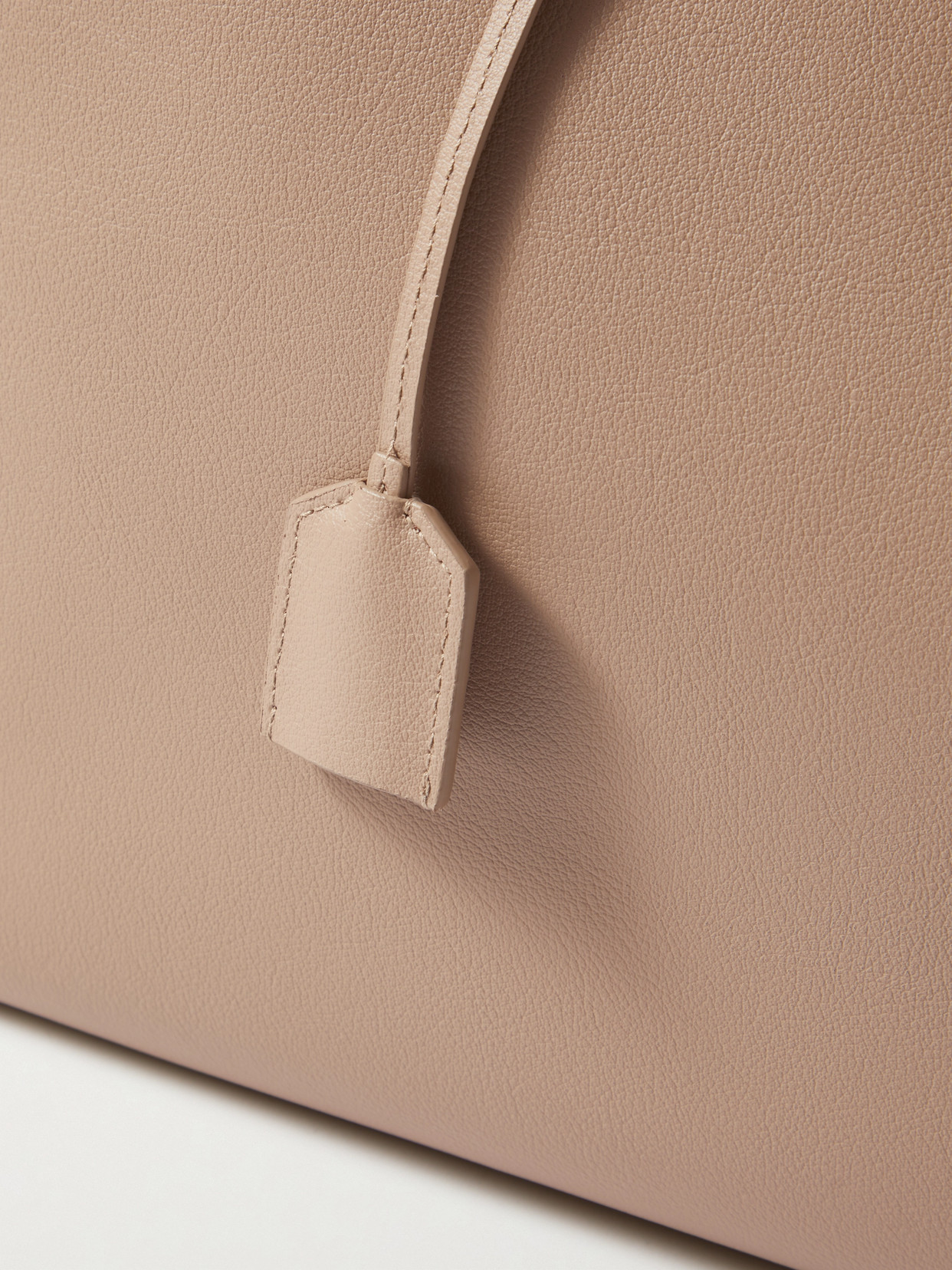 East/West Leather Tote