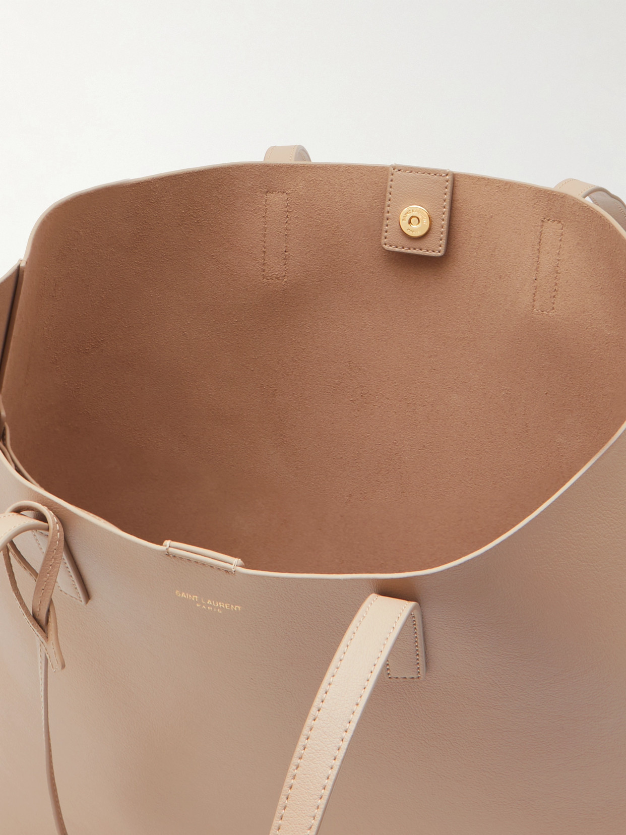 East/West Leather Tote