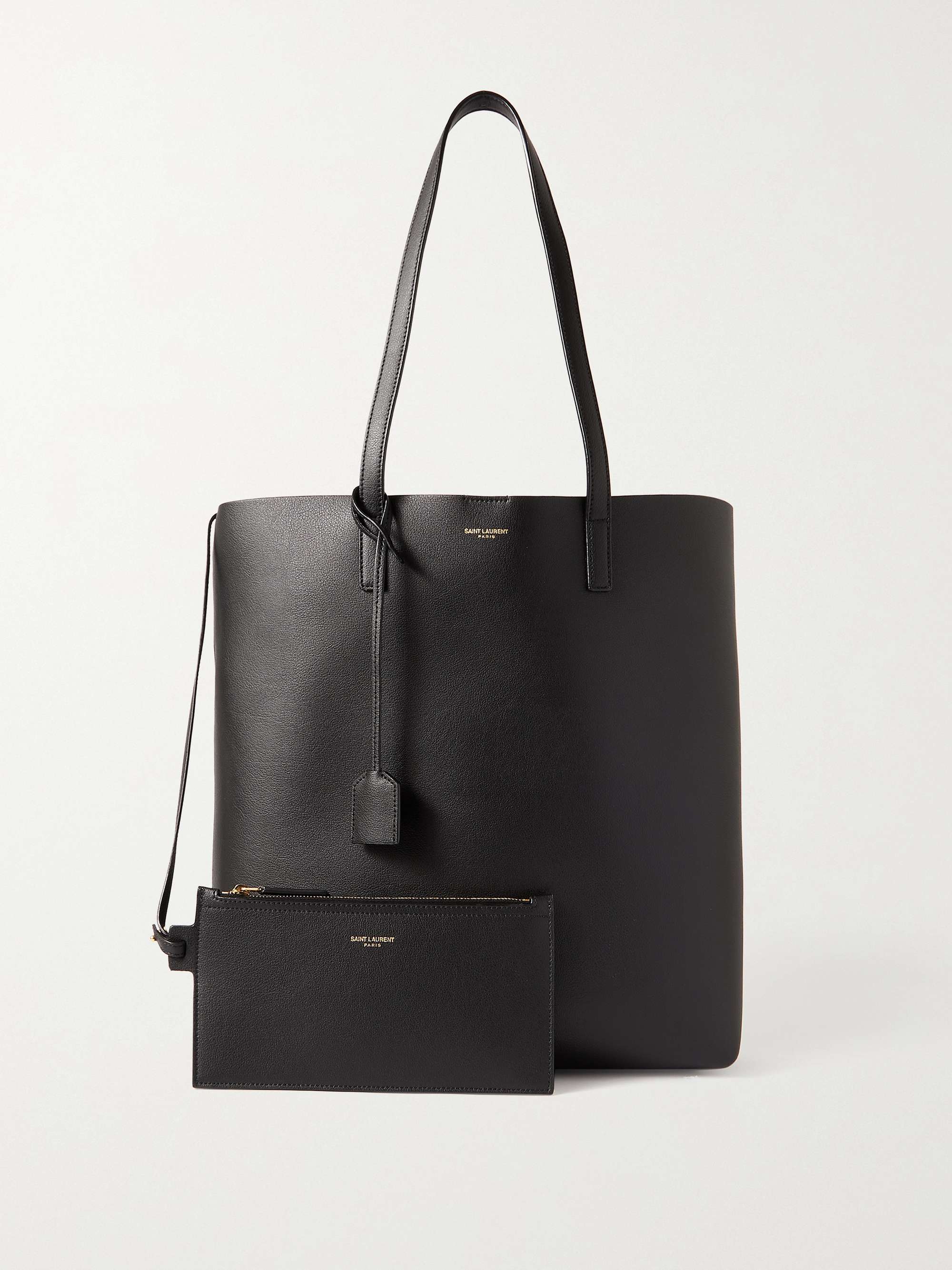 SAINT LAURENT Shopping leather tote