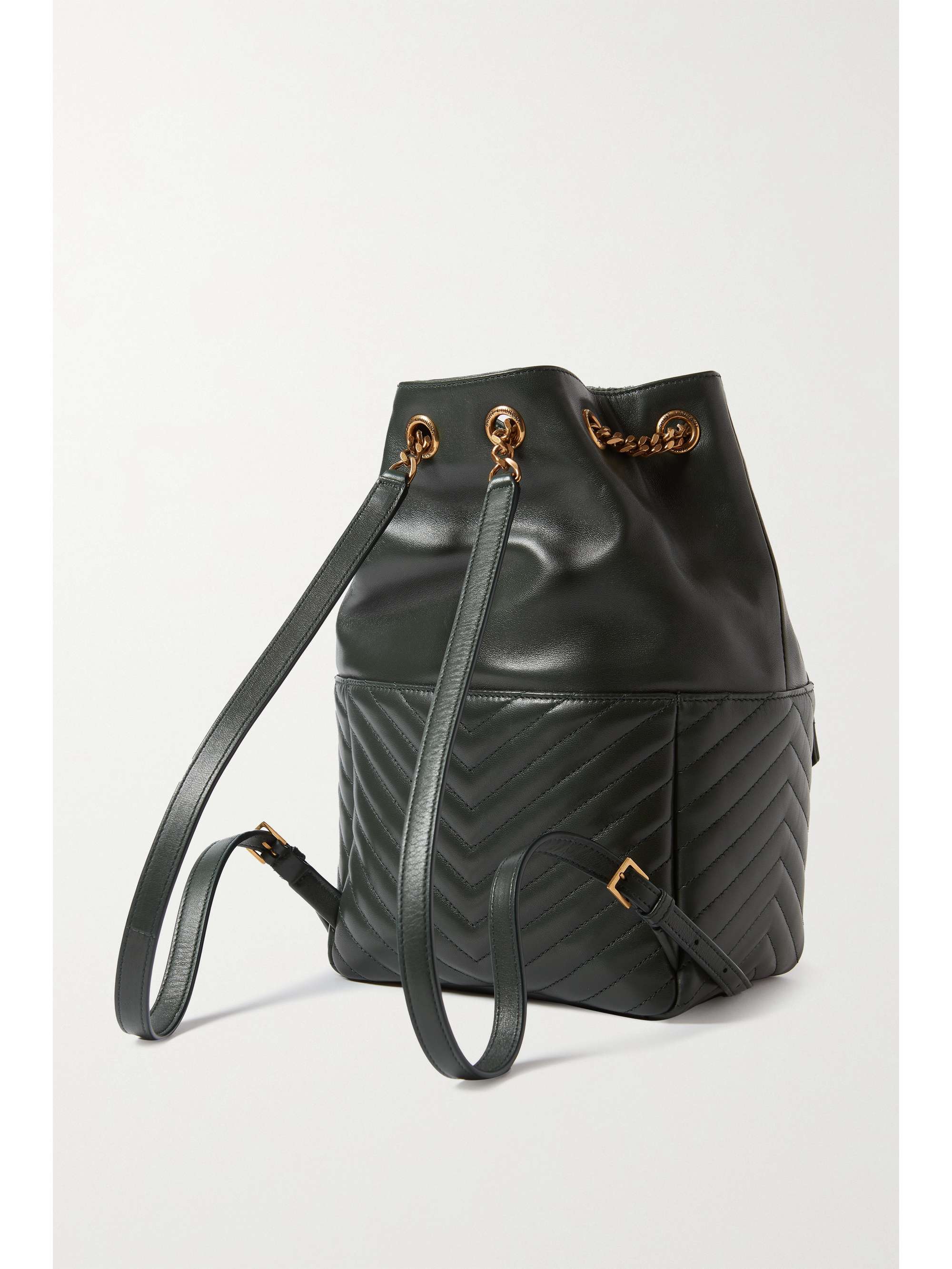 SAINT LAURENT Joe quilted leather backpack