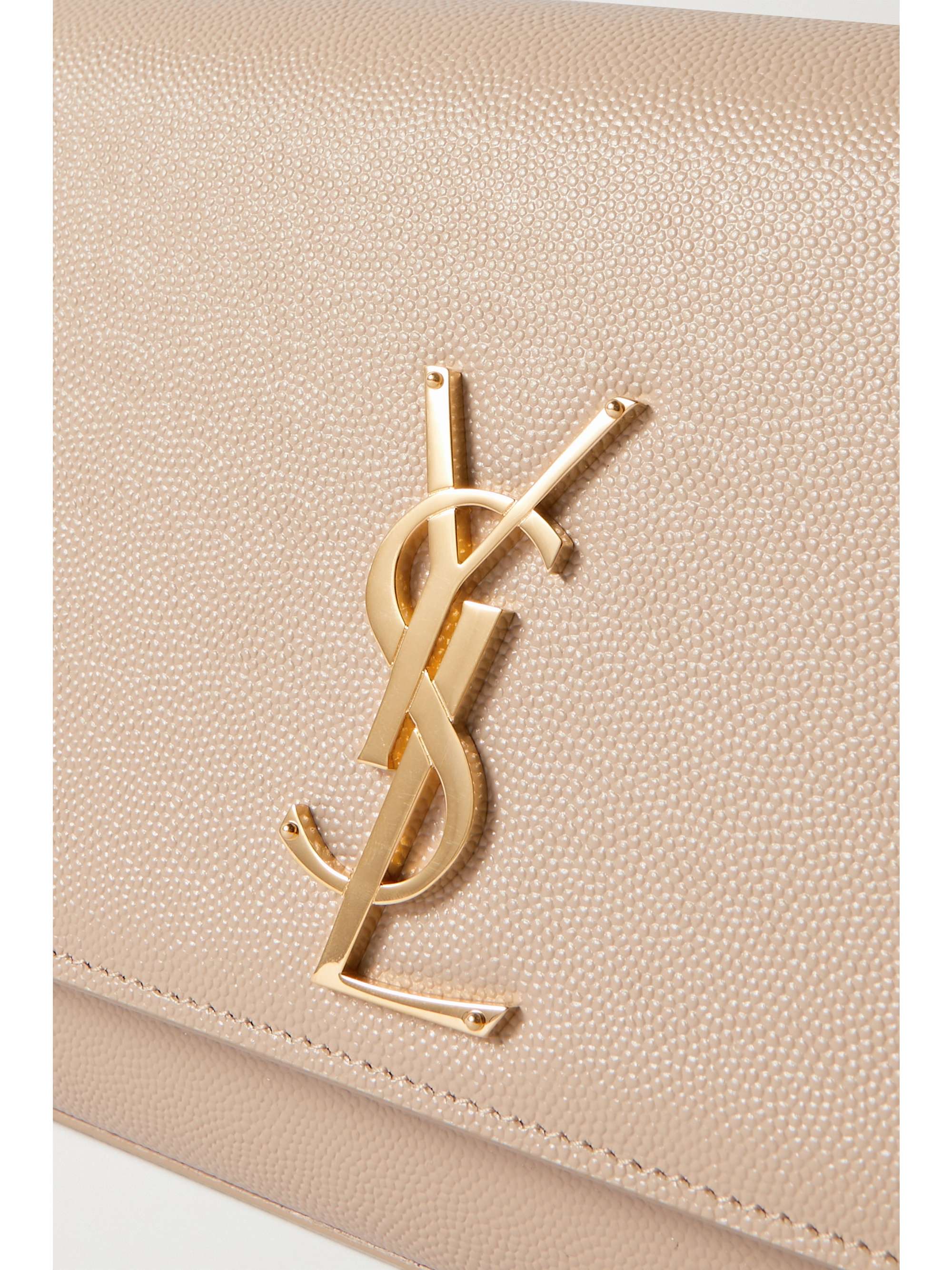 SAINT LAURENT Kate textured-leather shoulder bag