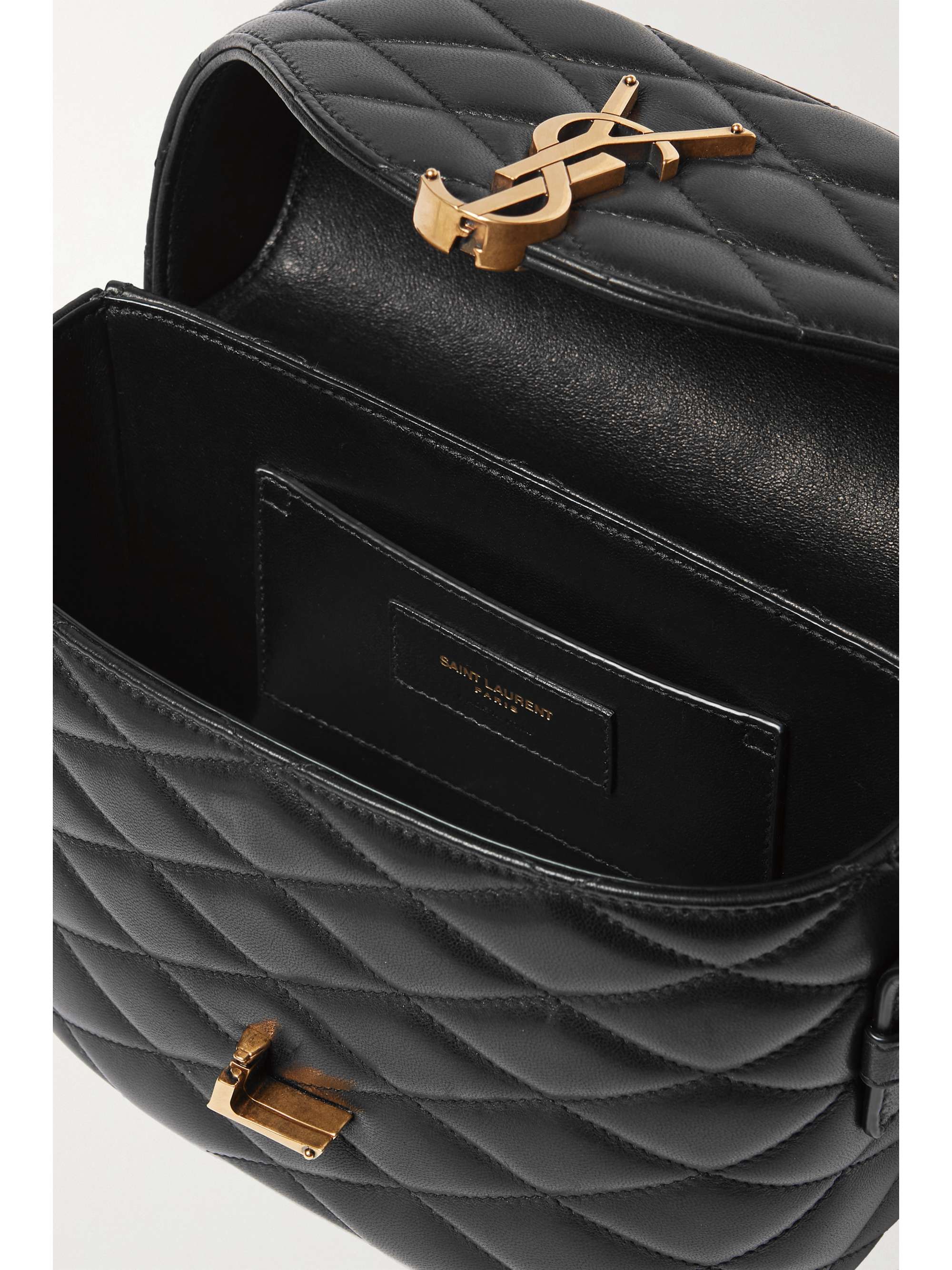 June quilted leather shoulder bag