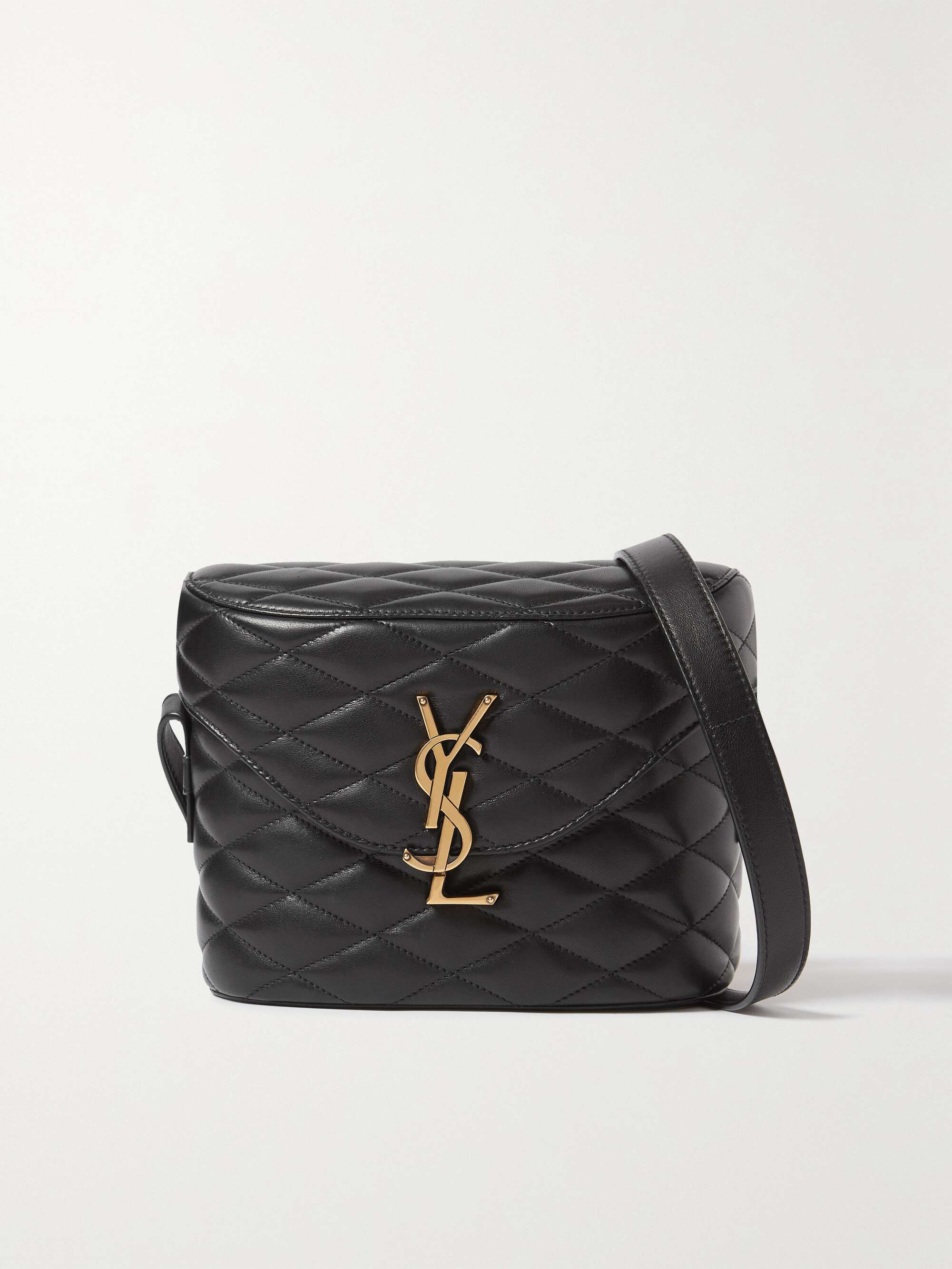 SAINT LAURENT June quilted leather shoulder bag | NET-A-PORTER