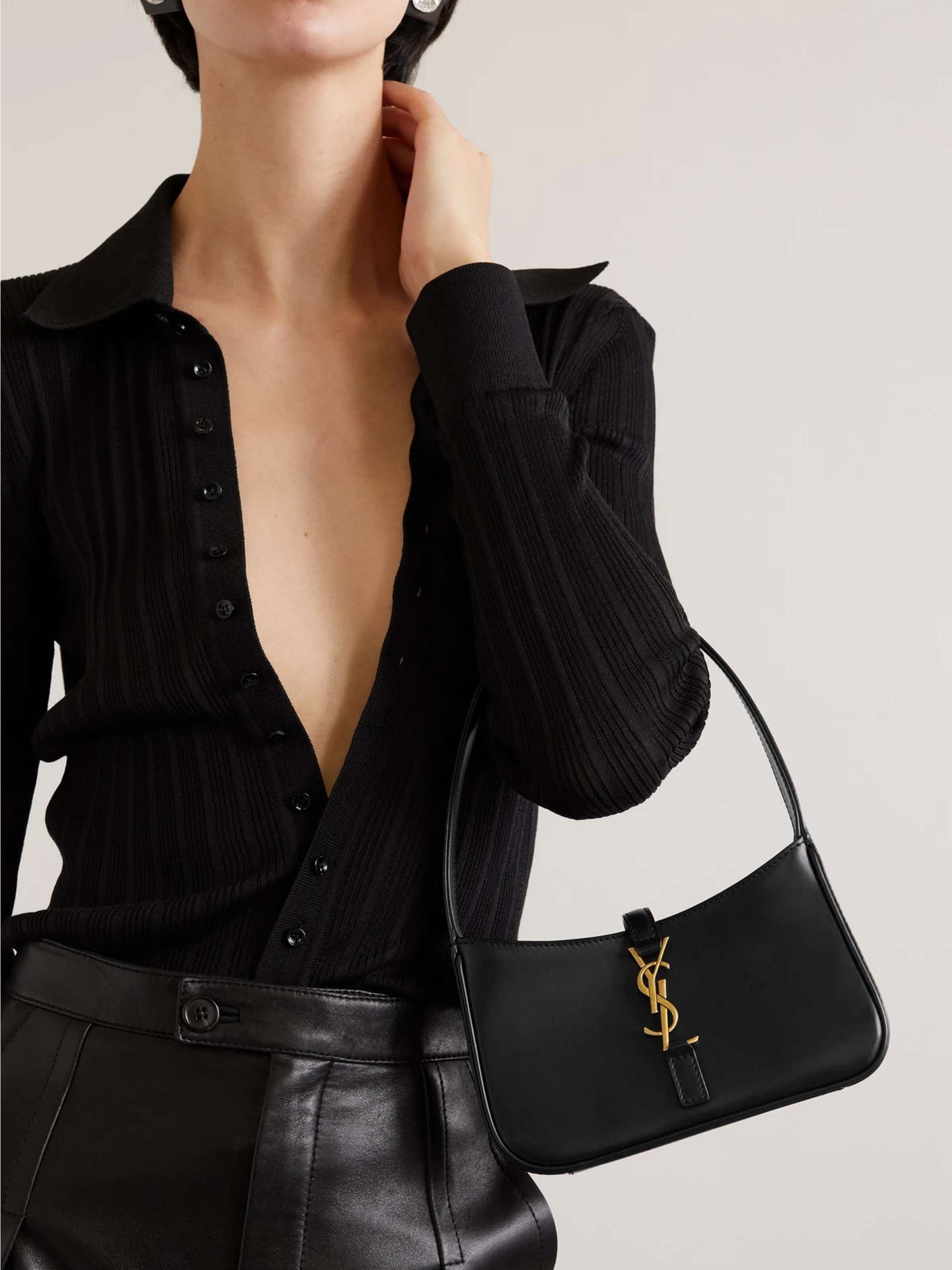 【うっすらと】 Saint Laurent - サンローラン Saint Laurent LE 5 À 7 ホーボーバッグの通販 by ...