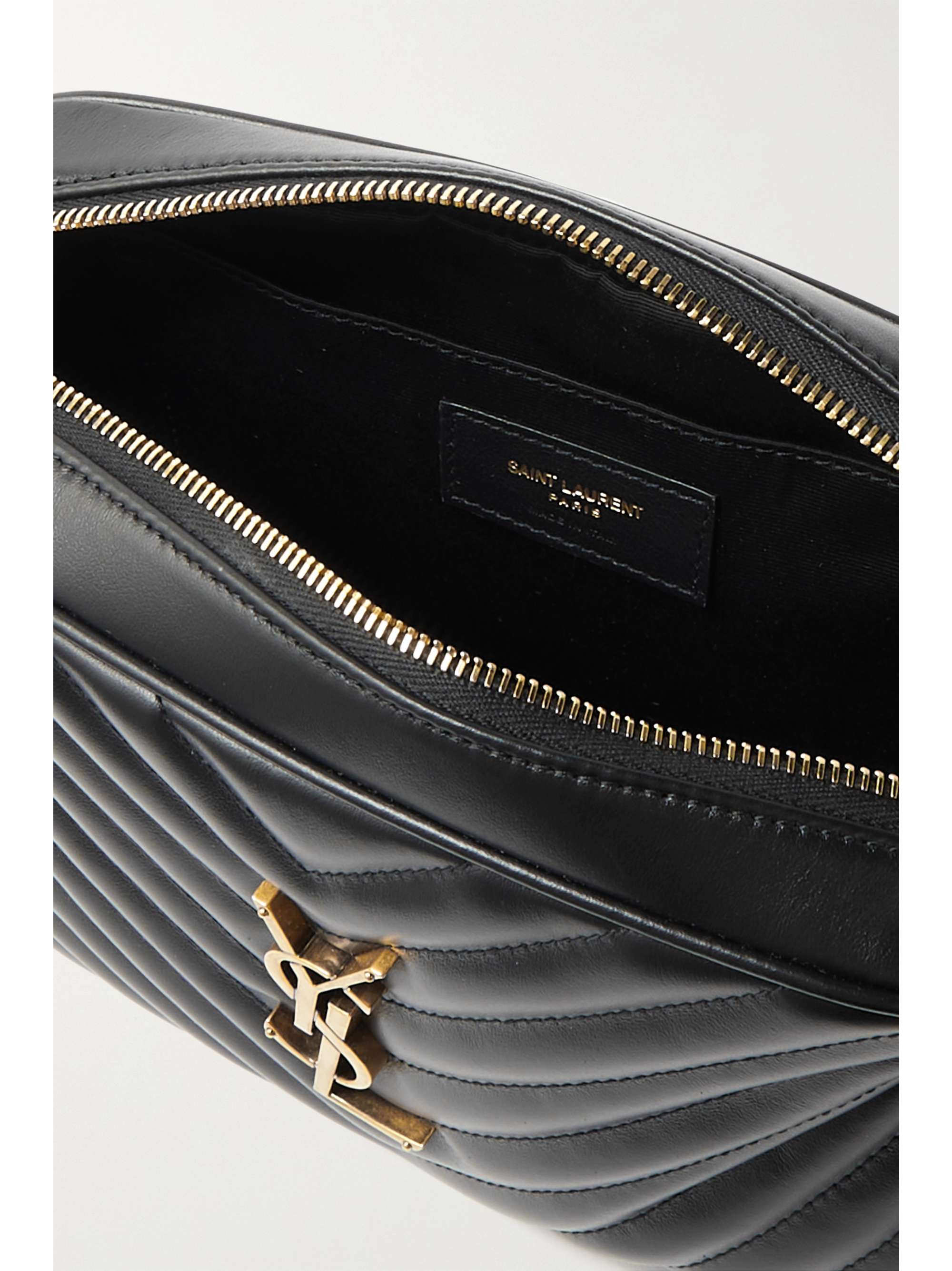 SAINT LAURENT Lou medium quilted leather shoulder bag NETAPORTER