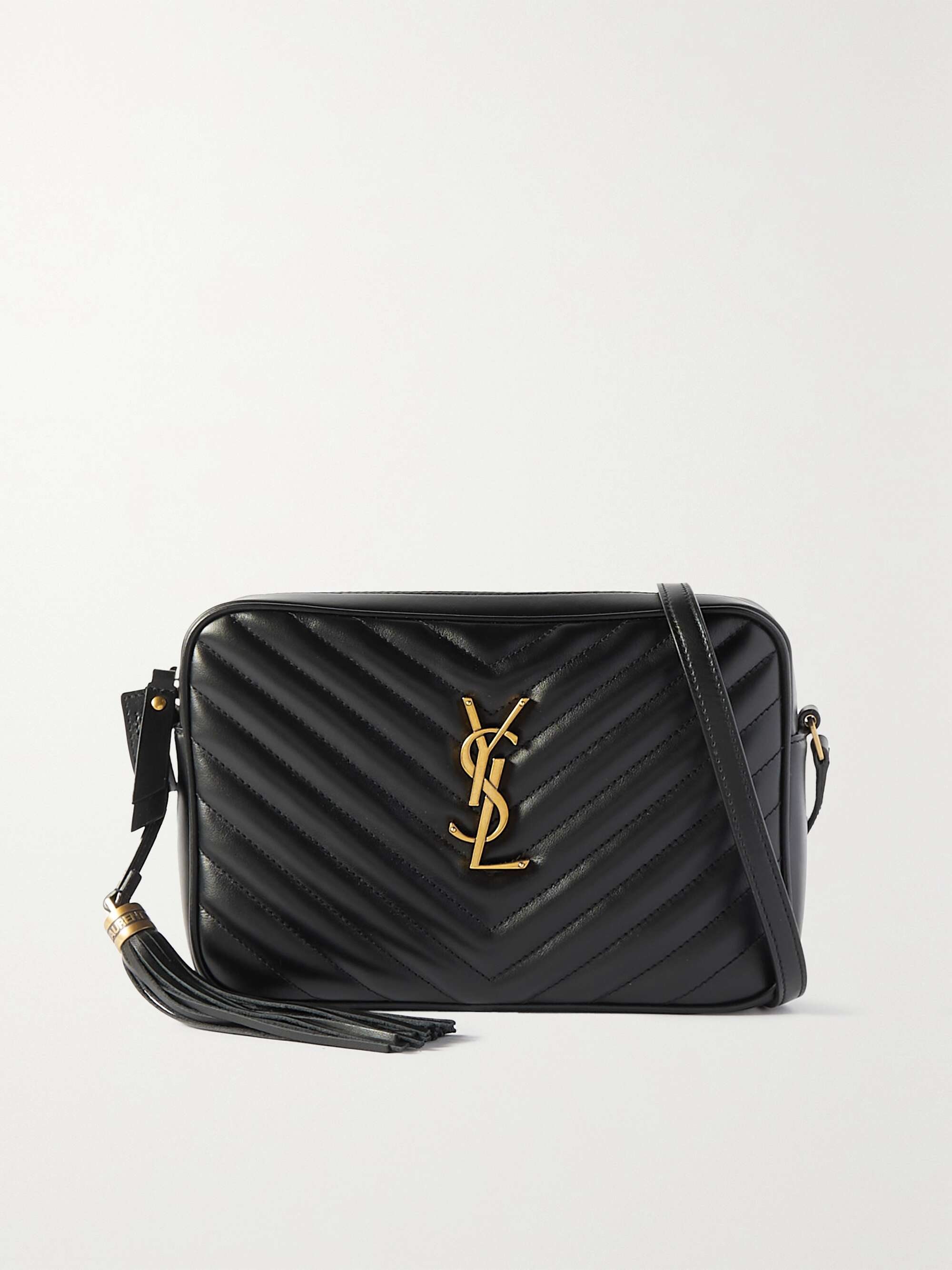 SAINT LAURENT Lou medium quilted leather shoulder bag | NET-A-PORTER