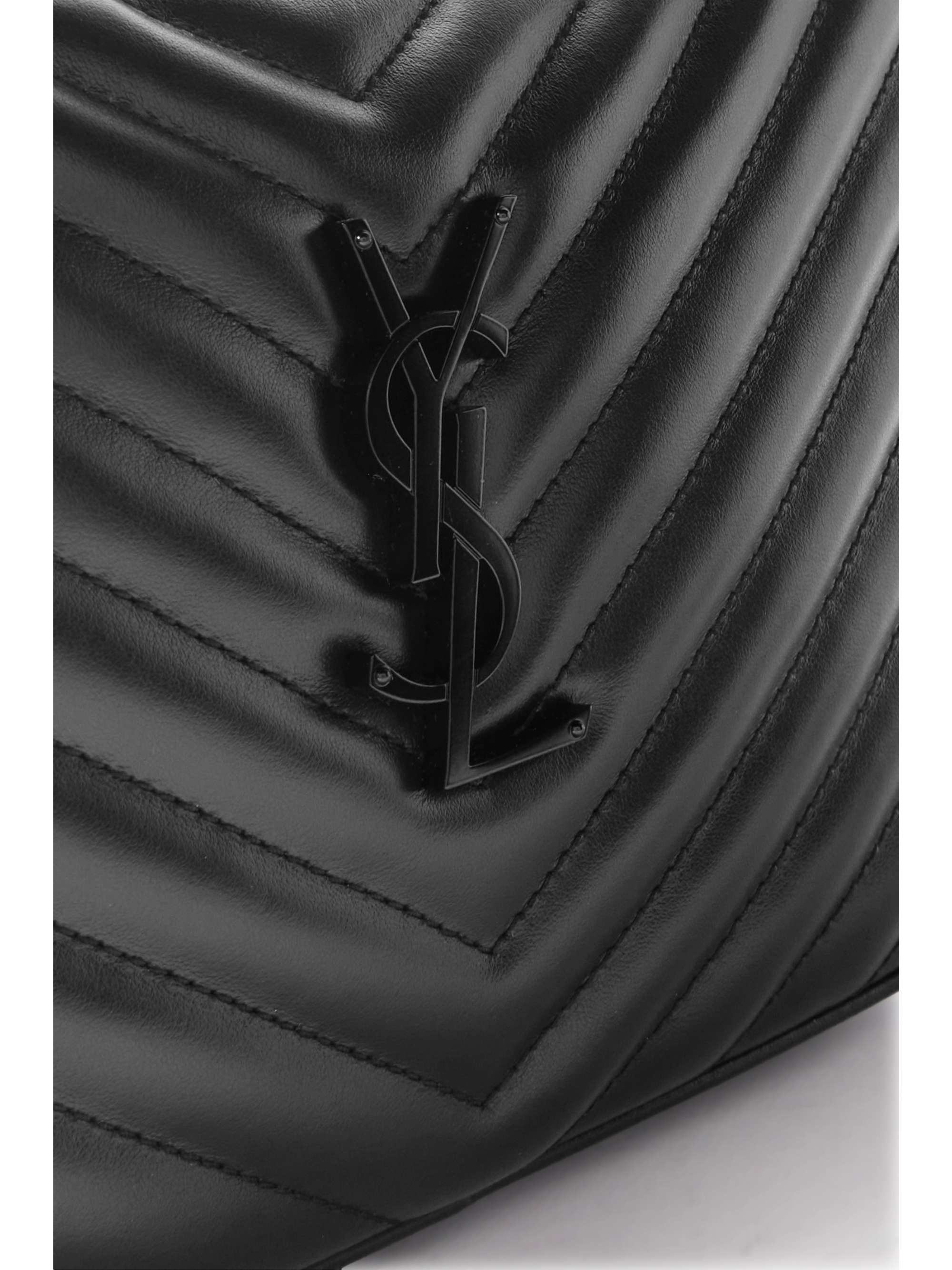 Black Lou medium quilted leather shoulder bag SAINT LAURENT NETA
