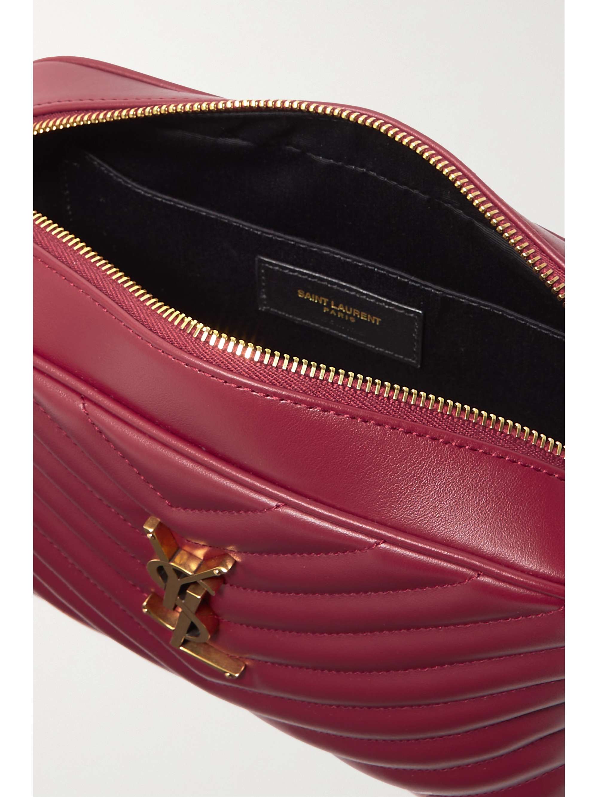 SAINT LAURENT Lou medium quilted leather shoulder bag NETAPORTER