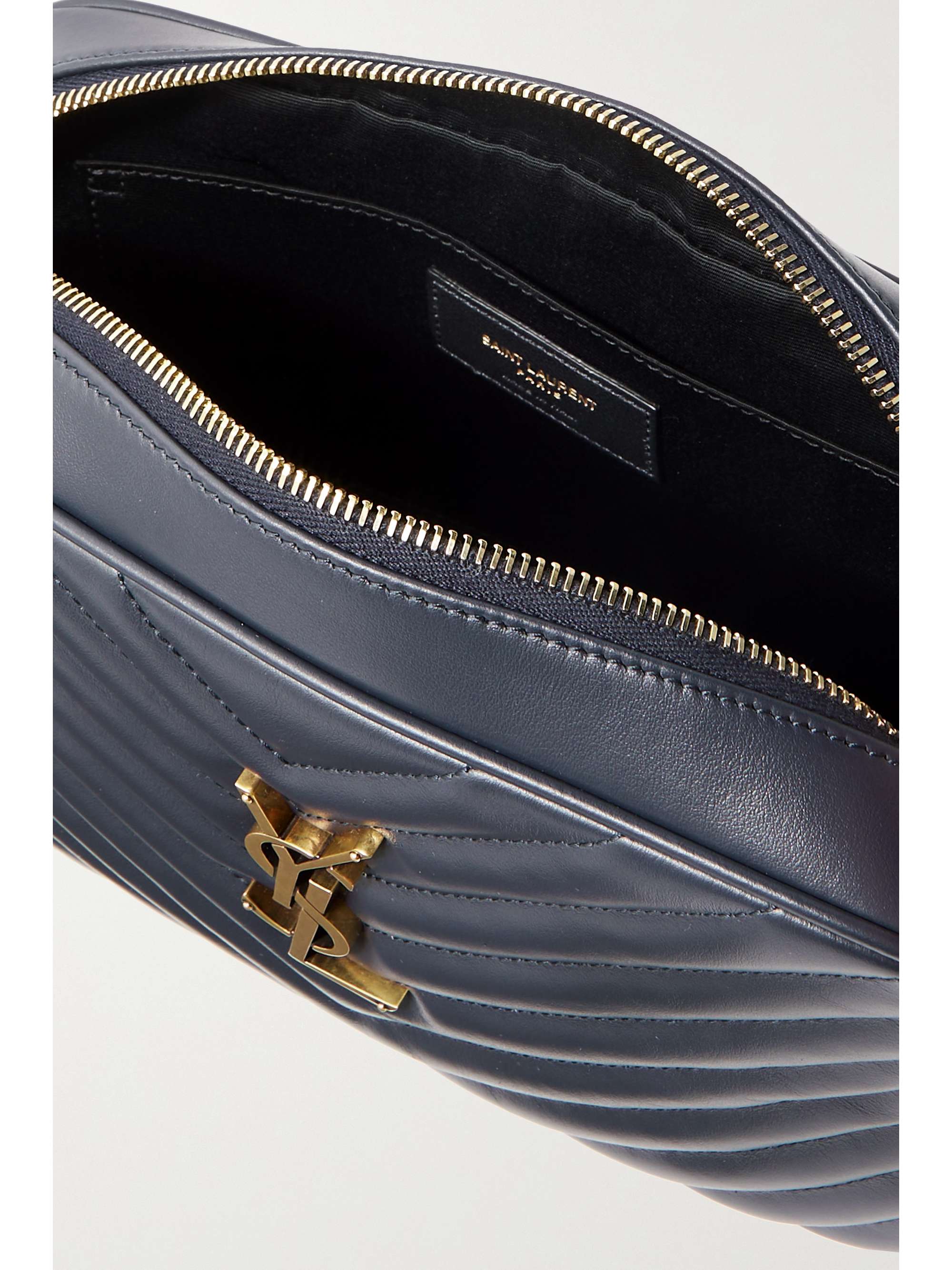 SAINT LAURENT Lou medium quilted leather shoulder bag NETAPORTER