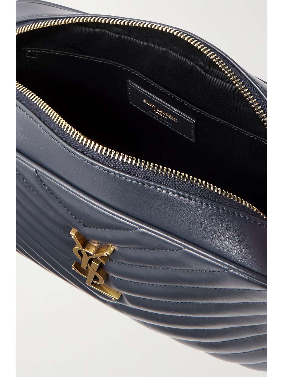 SAINT LAURENT Lou medium quilted leather shoulder bag NETAPORTER