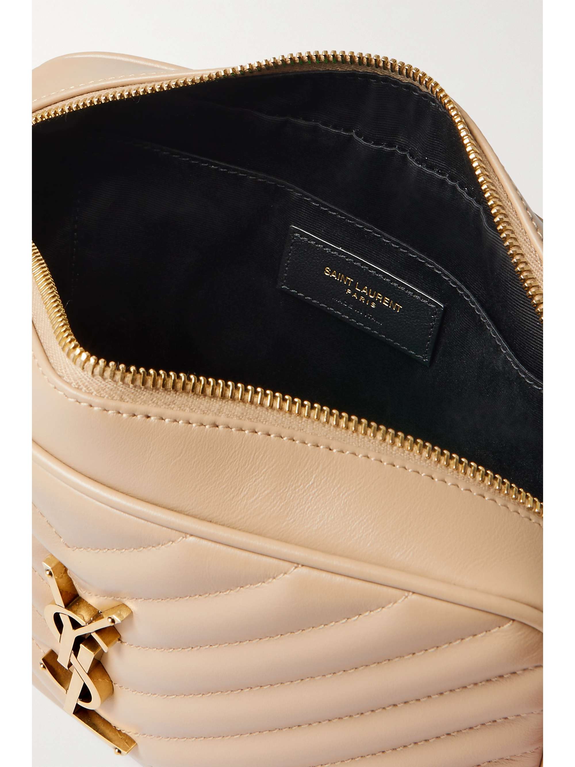 SAINT LAURENT Lou medium quilted leather shoulder bag NETAPORTER