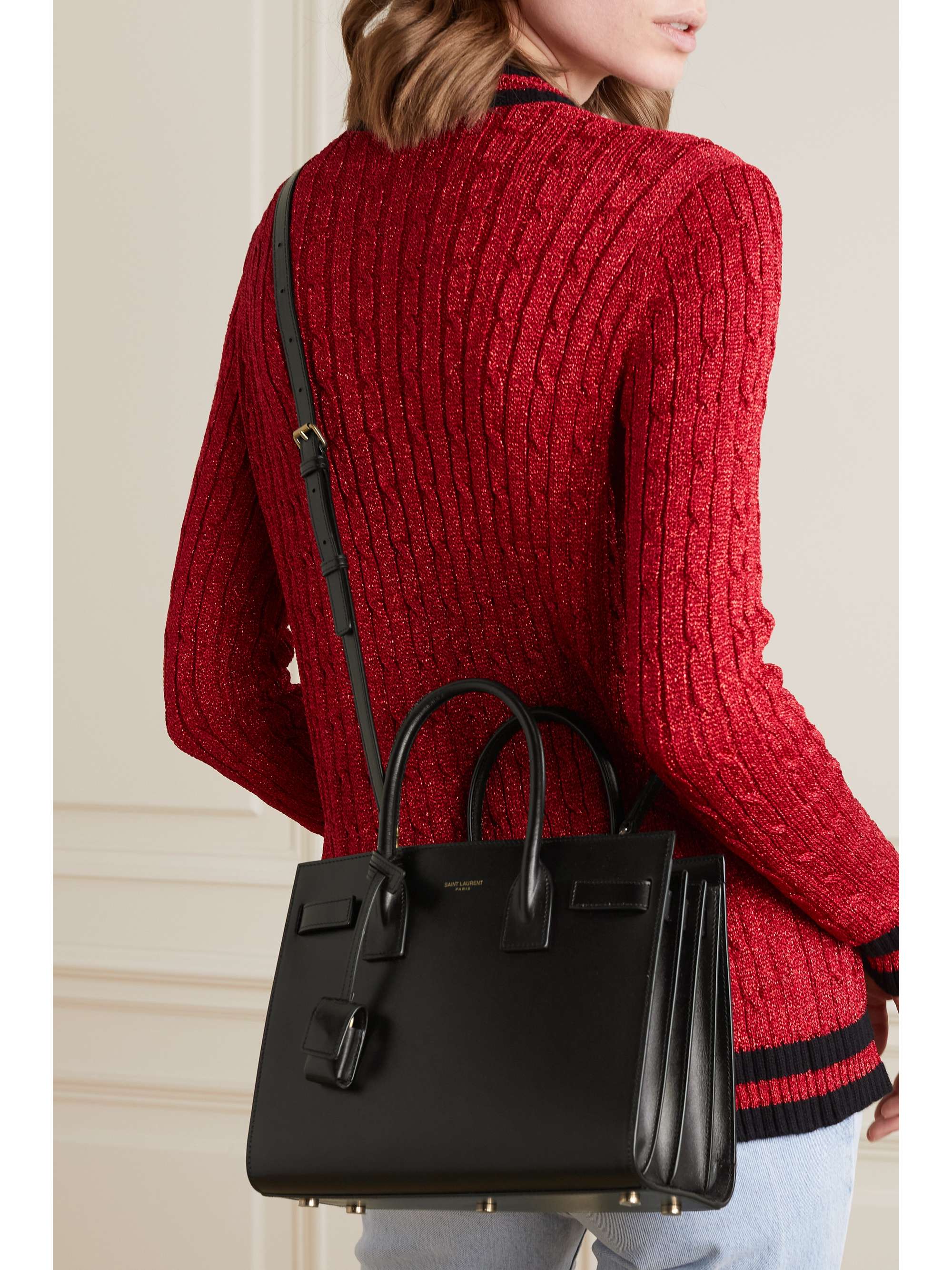 SAINT LAURENT Sac De Jour leather tote