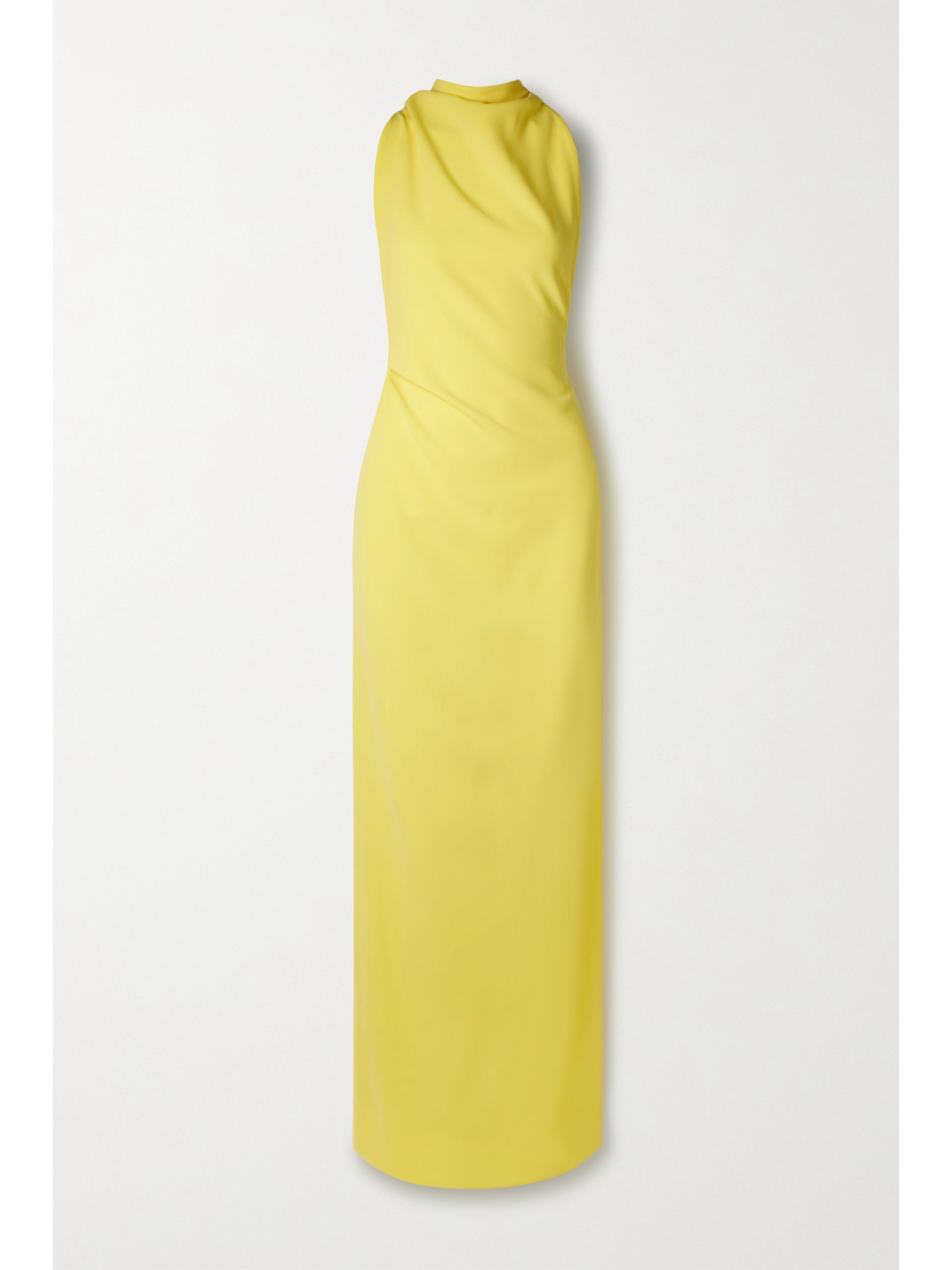 Proenza Schouler Open-back Draped Crepe Maxi Dress