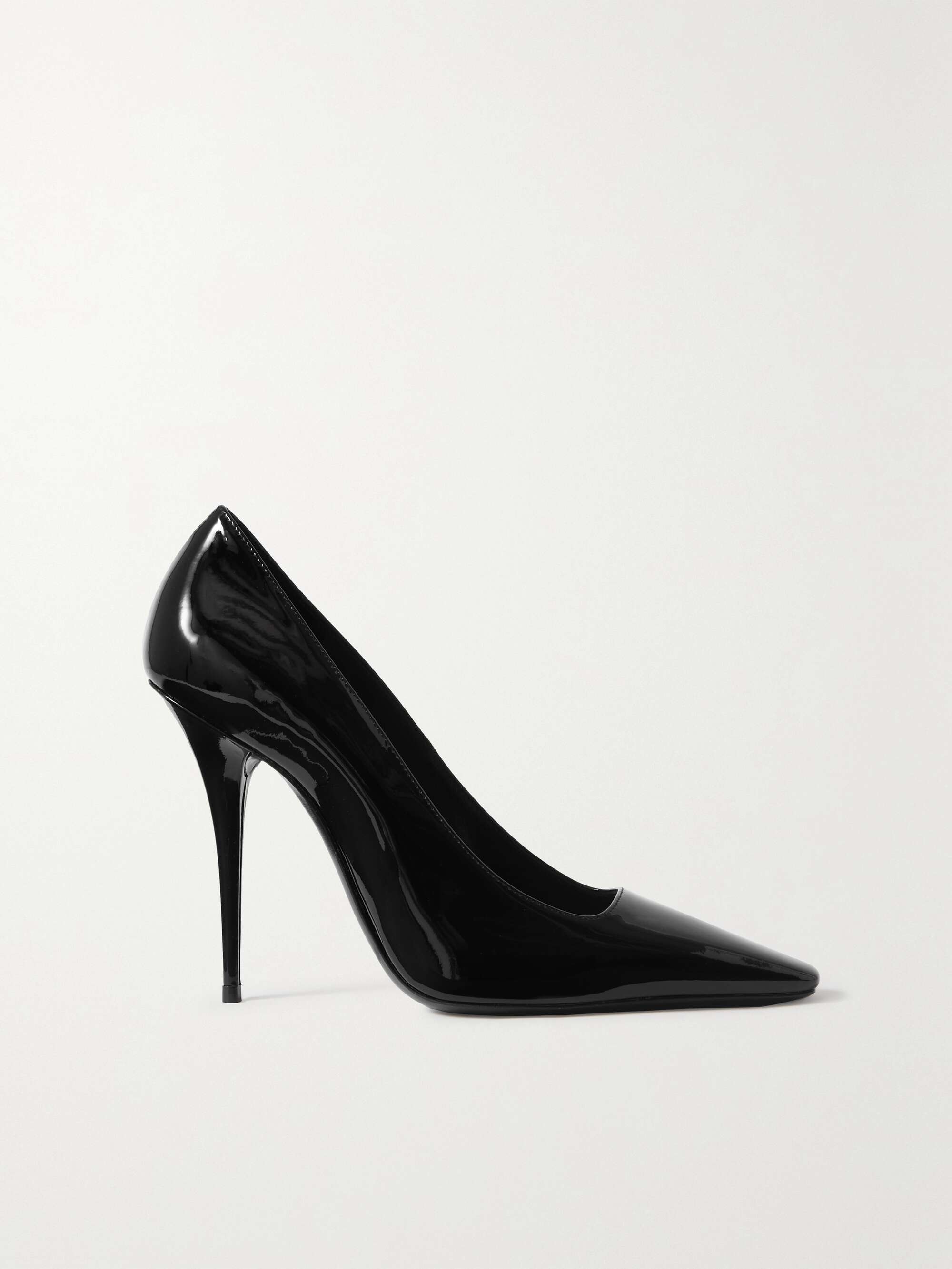 SAINT LAURENT Blade patent-leather pumps | NET-A-PORTER