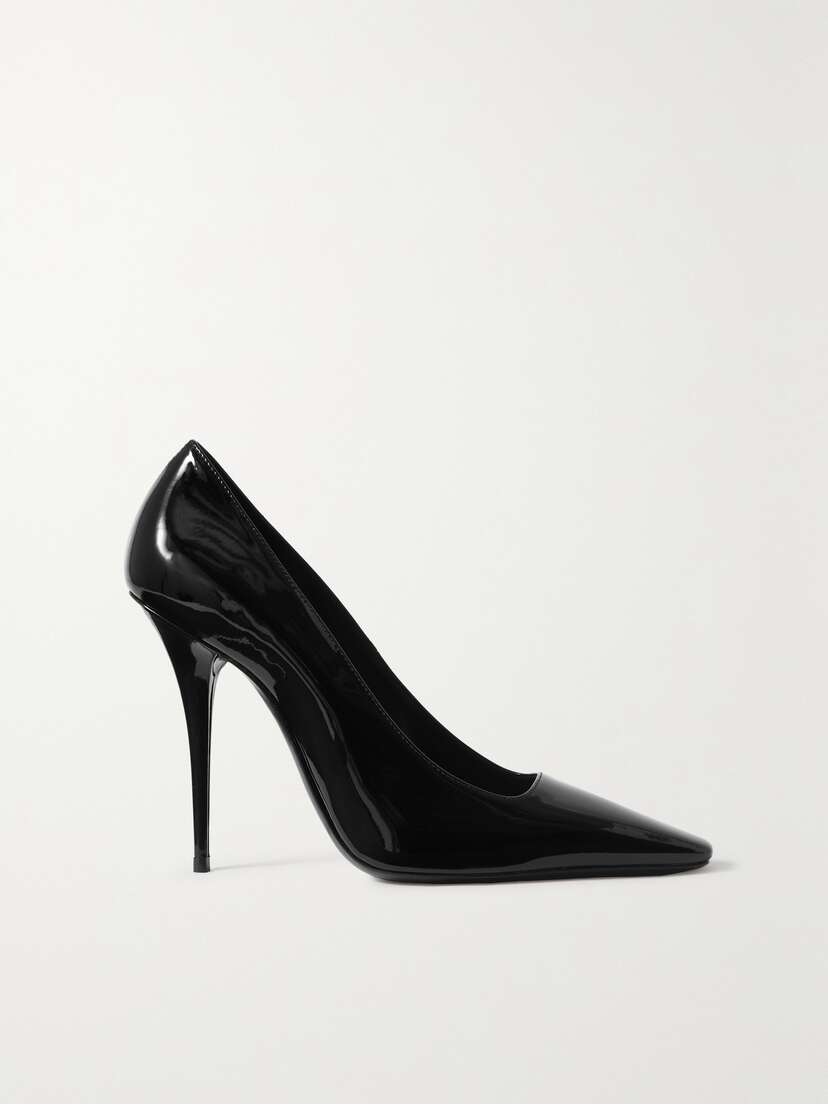 SAINT LAURENT Blade Patent-leather Pumps