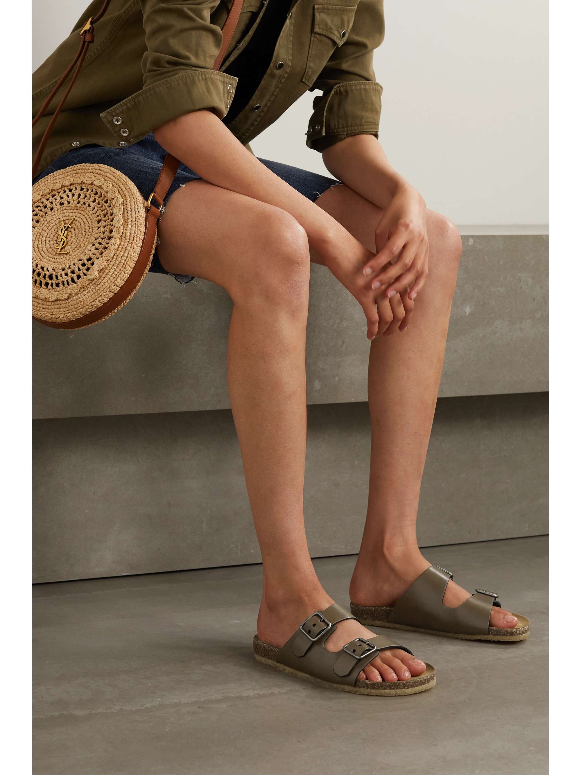 Birkenstock - Arizona Suede Sandals - Brown - IT42 - Net A Porter