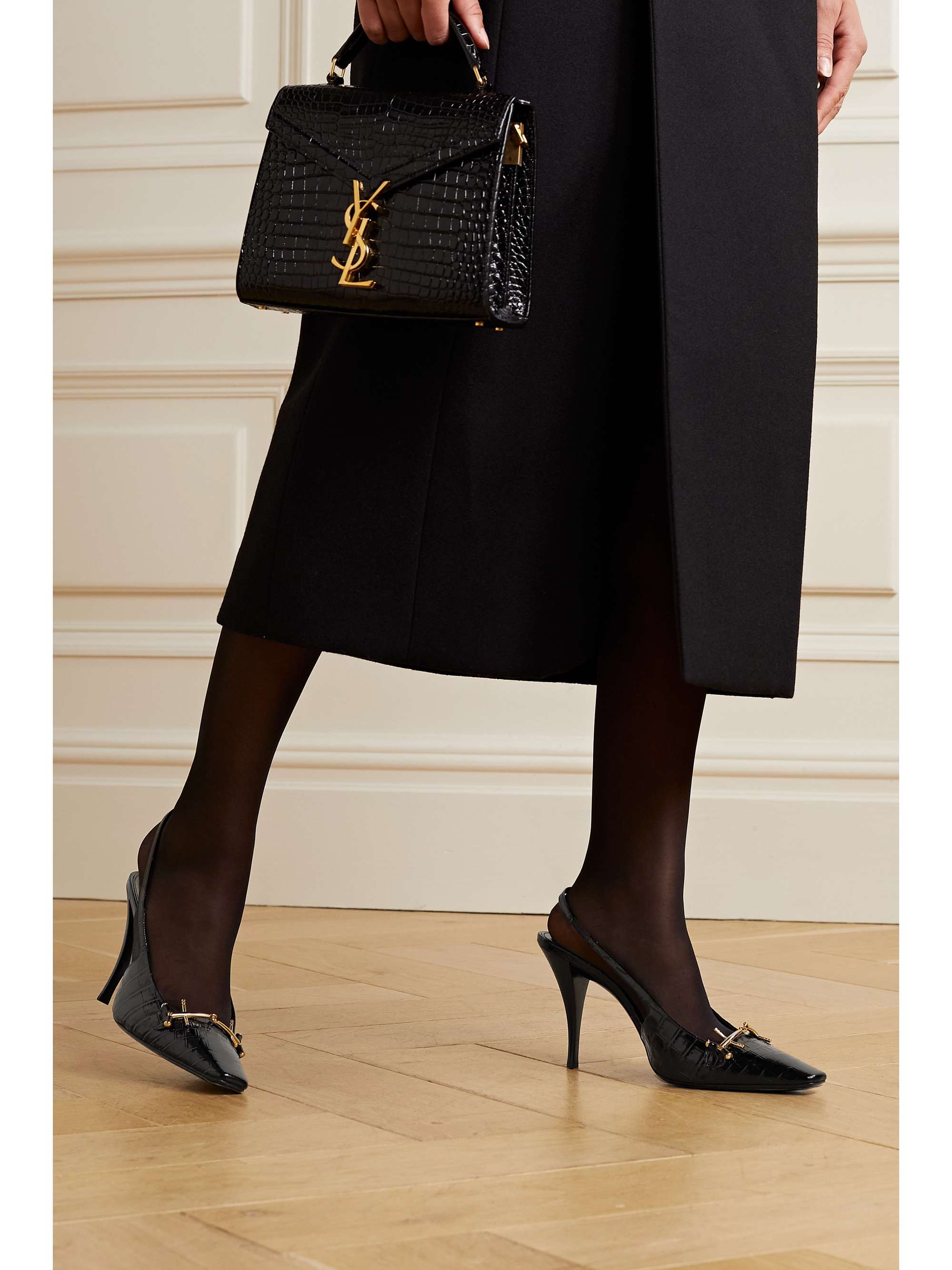 saint laurent blade pumps