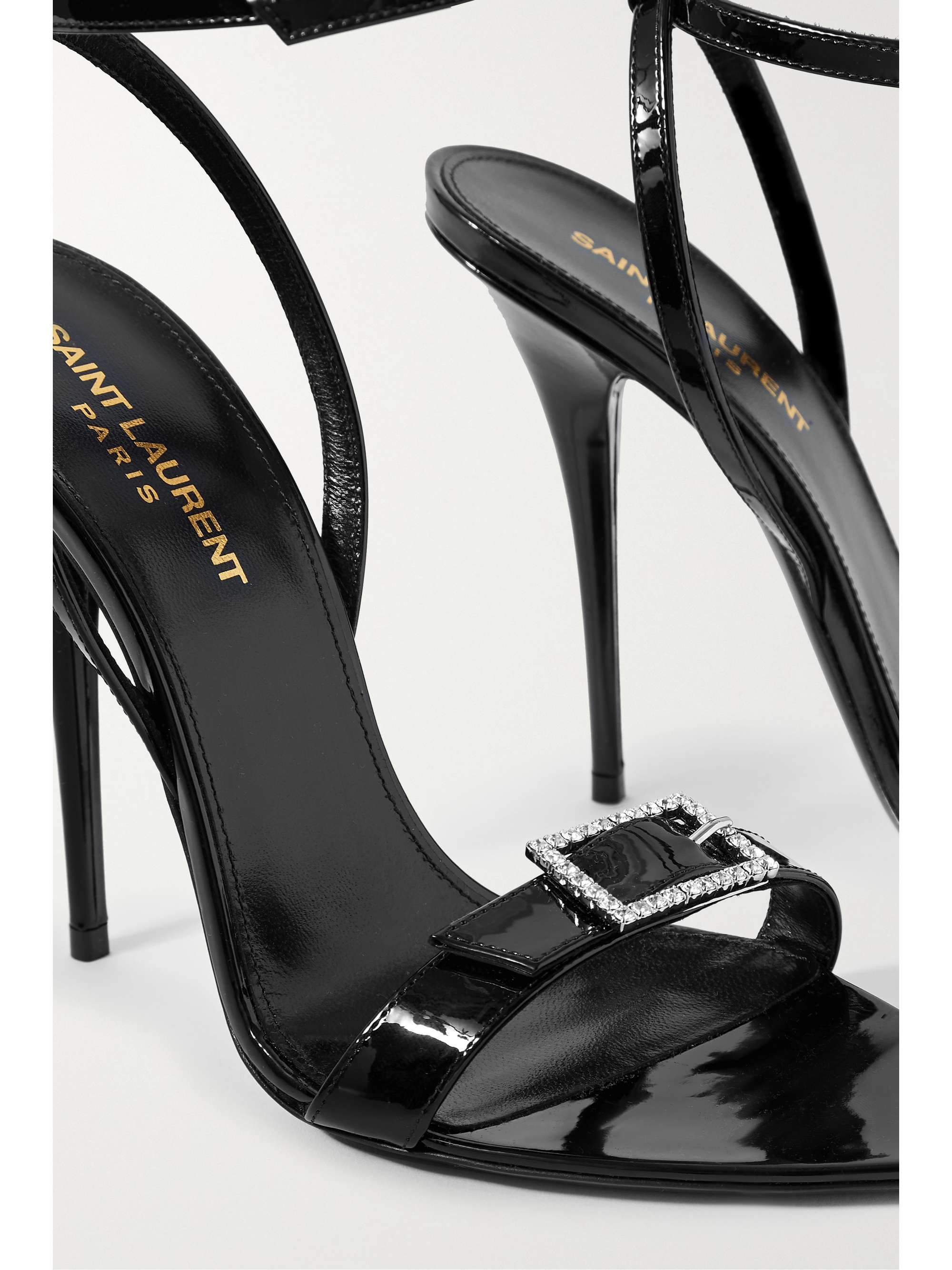 Gray patent deals leather heels