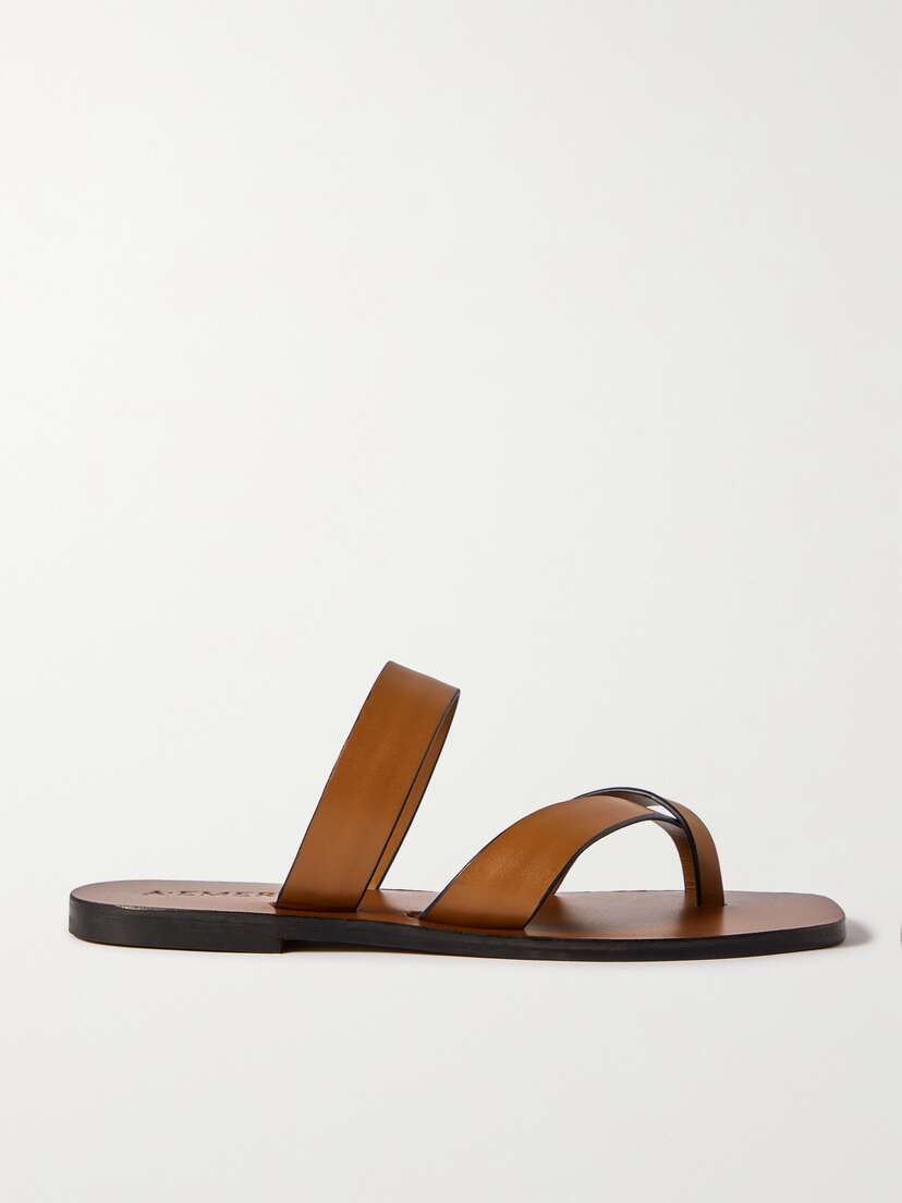 A Emery Carter Leather Slides