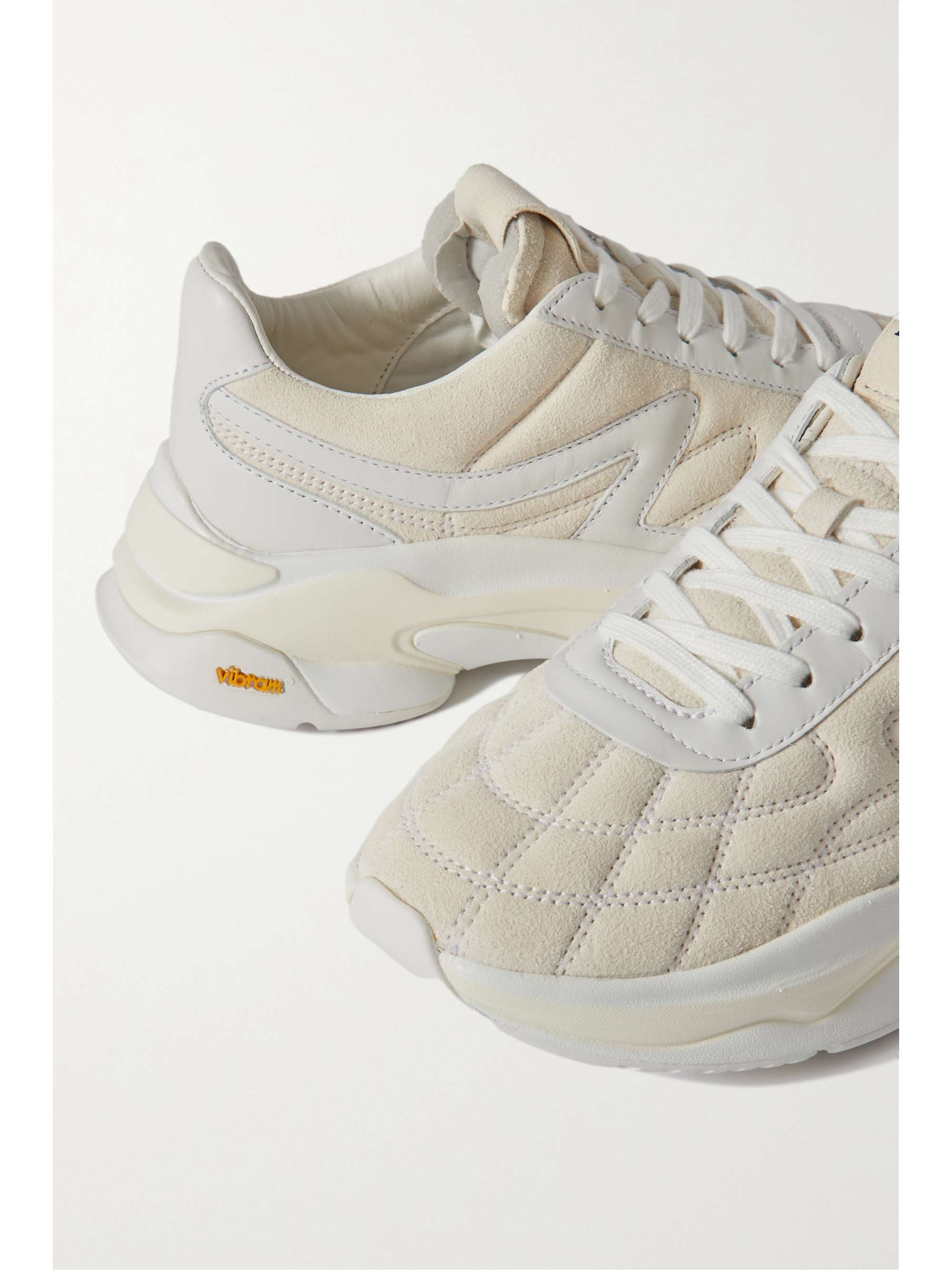 RAG & BONE Legacy Runner leather-trimmed suede sneakers | NET-A-PORTER