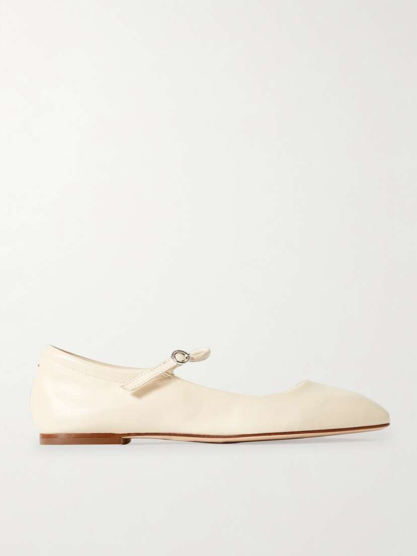 aeyde Uma Leather Mary Jane Ballet Flats