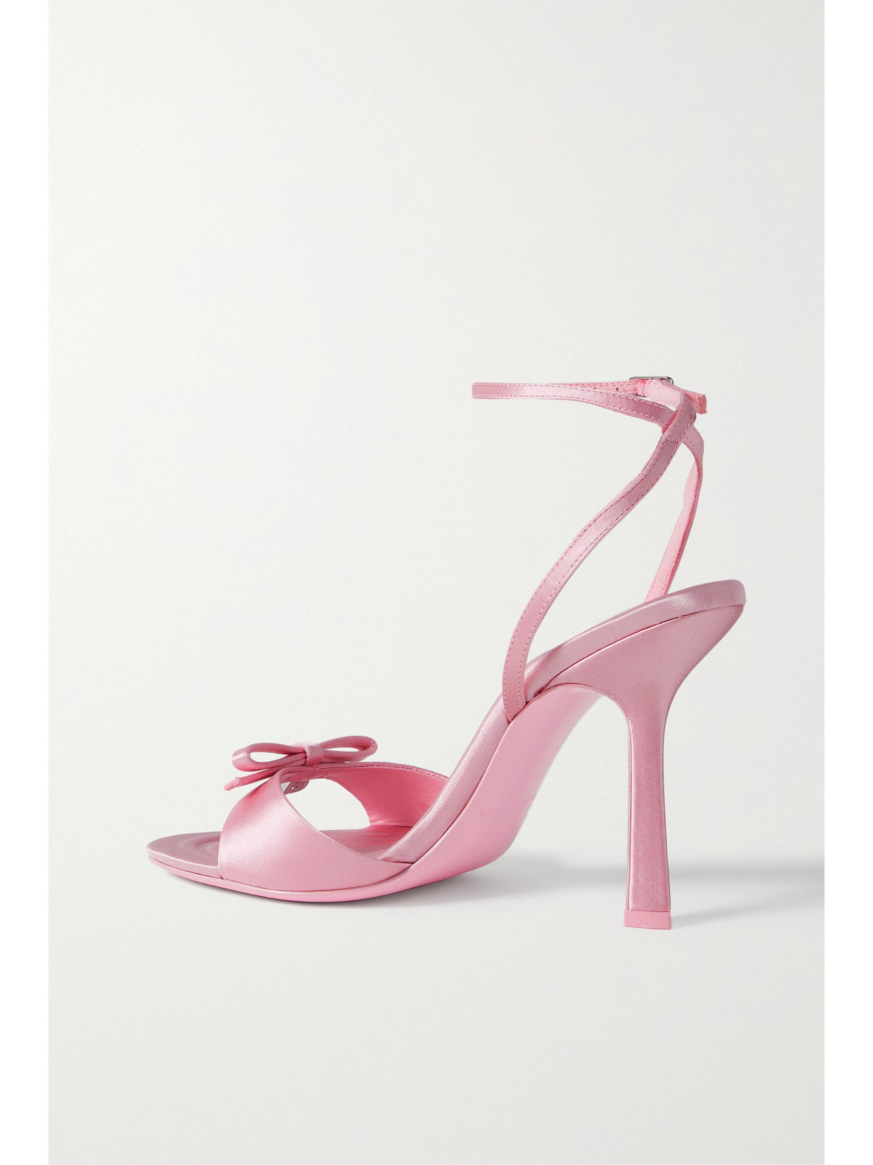 ALEXANDER WANG DAHLIA EMBELLISHED SATIN SANDALS