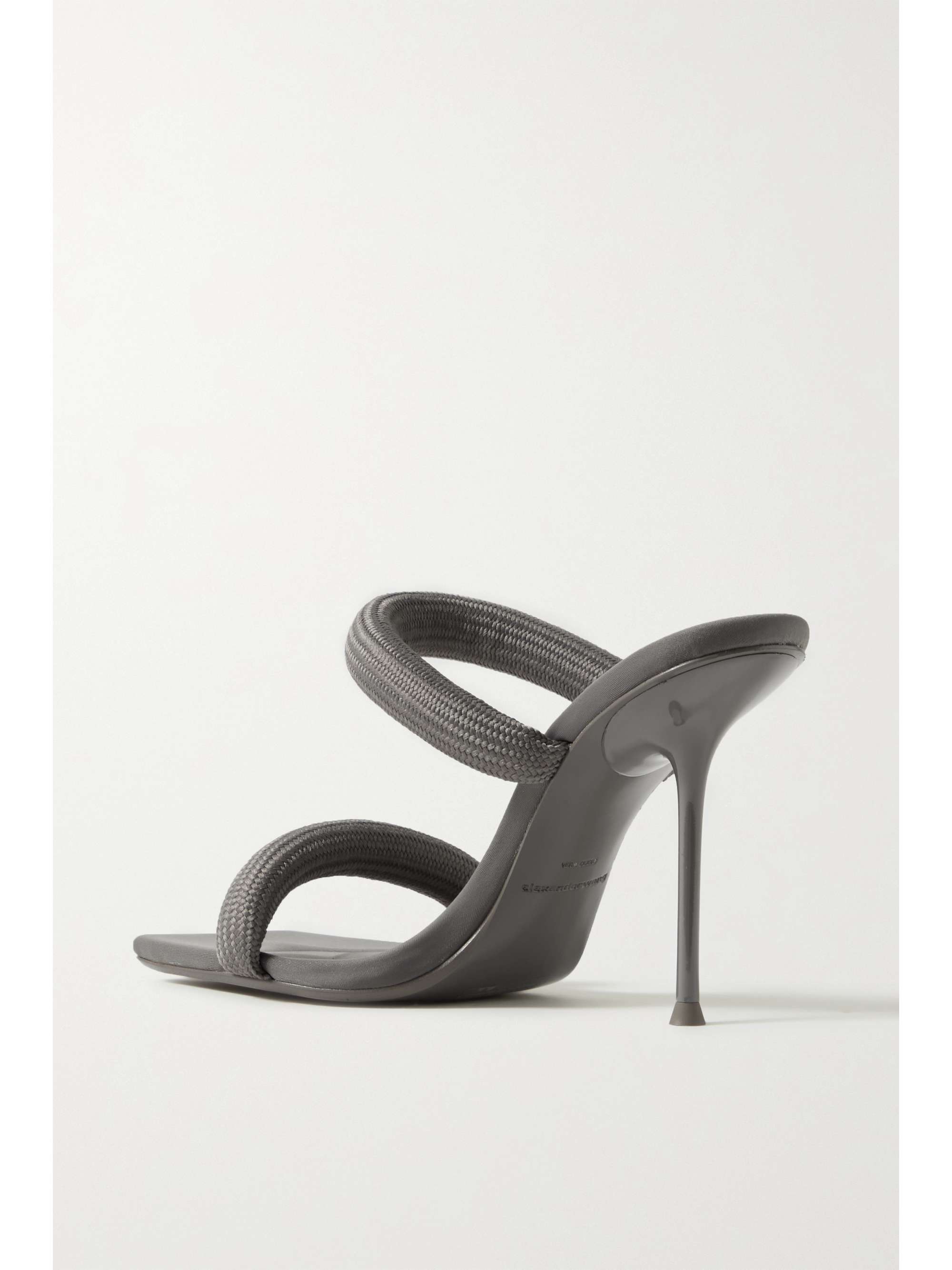 ALEXANDER WANG Julie logo-print webbing mules