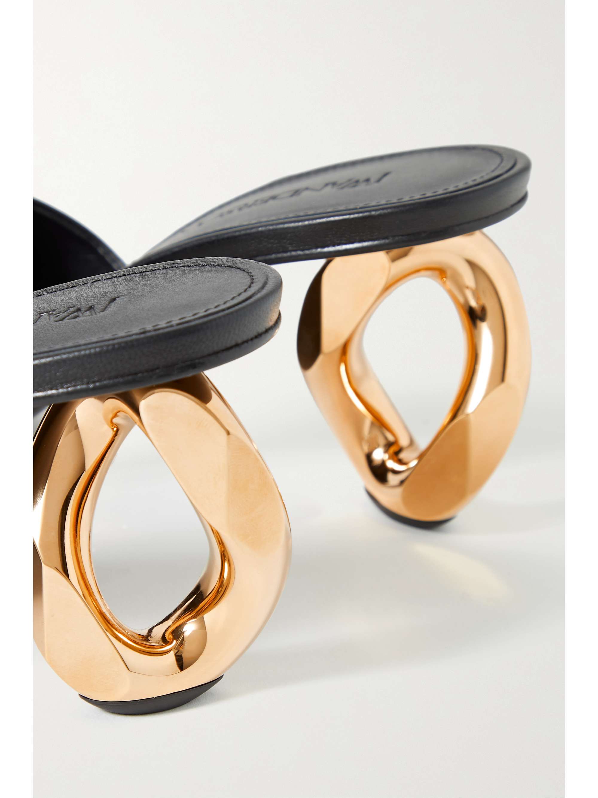 jw anderson embellished leather mules