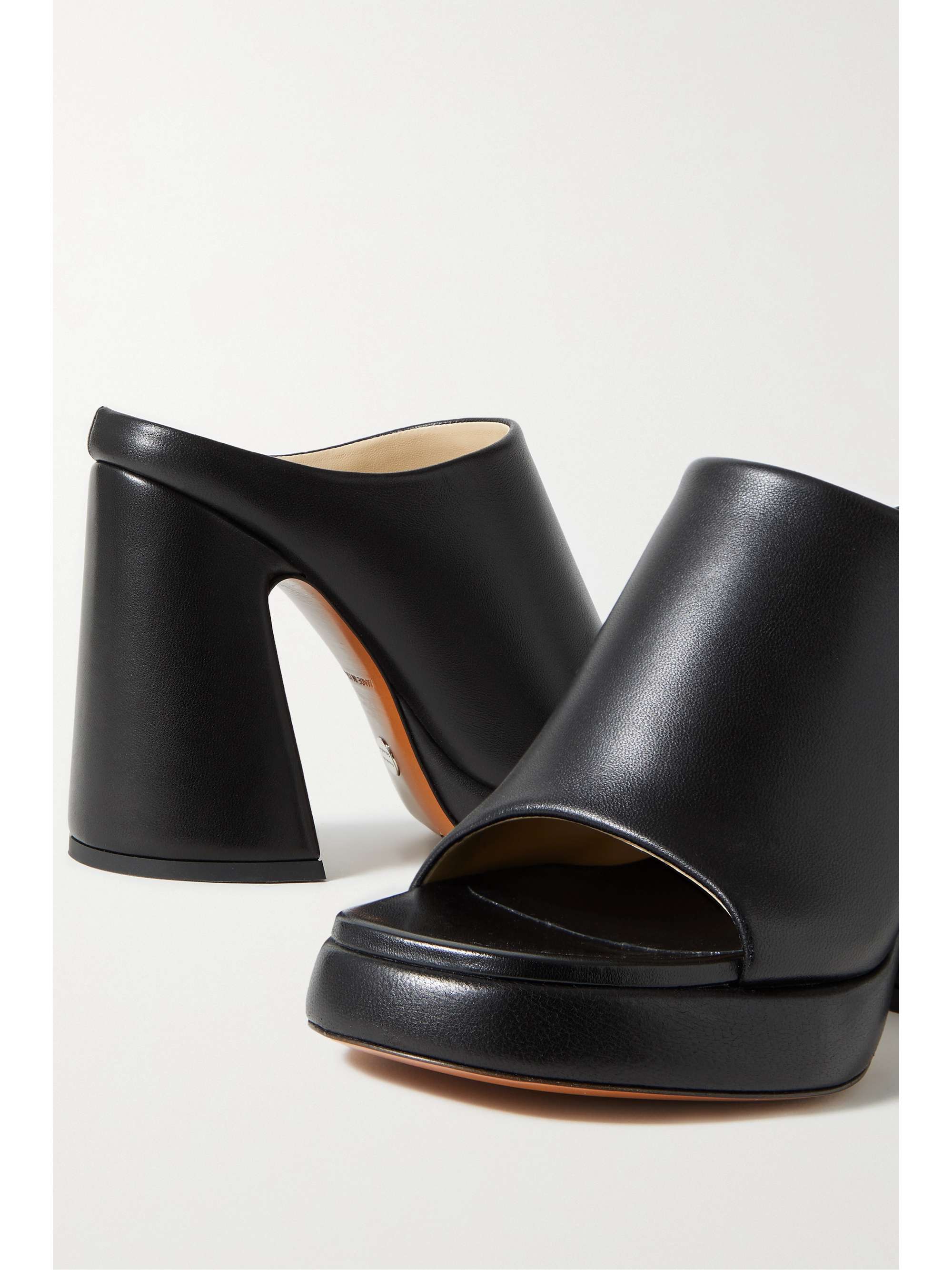 PROENZA SCHOULER Forma leather platform mules