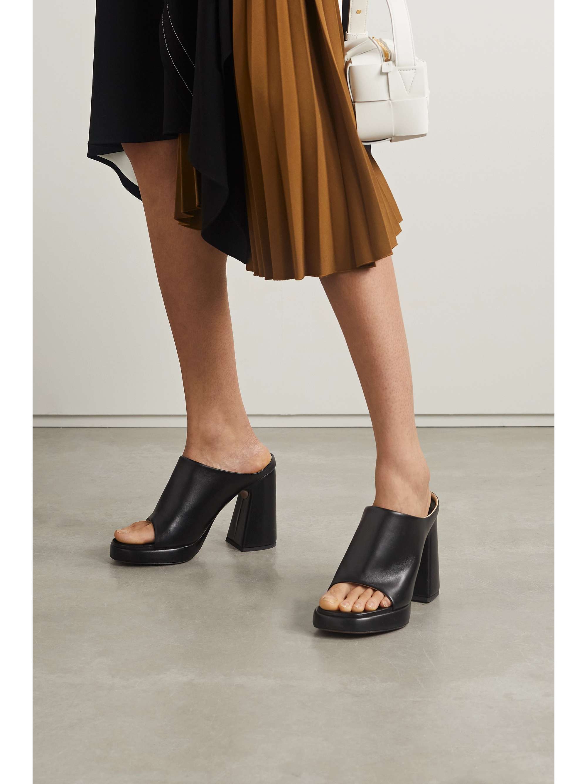 PROENZA SCHOULER Forma leather platform mules
