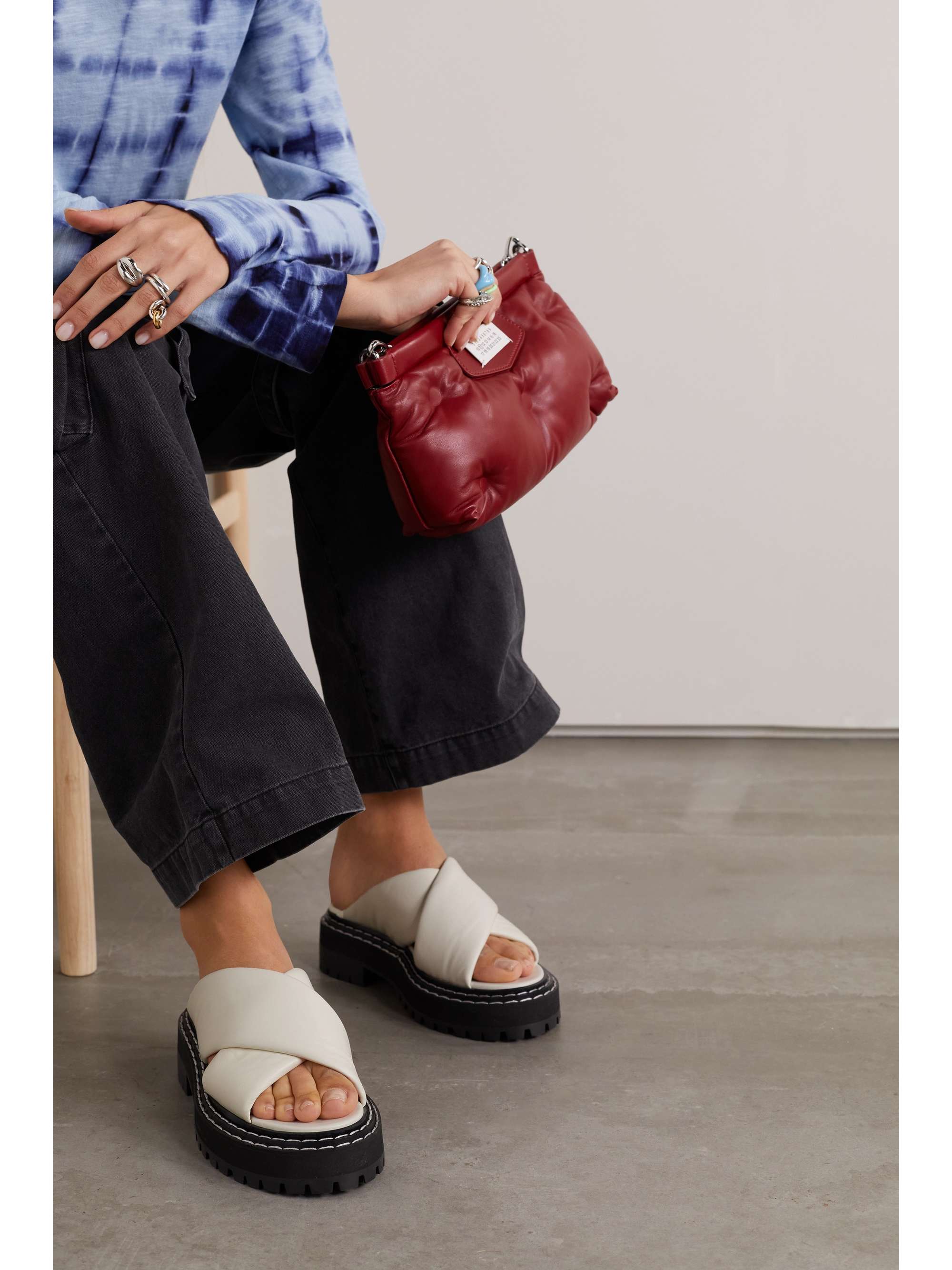 PROENZA SCHOULER Leather platform sandals