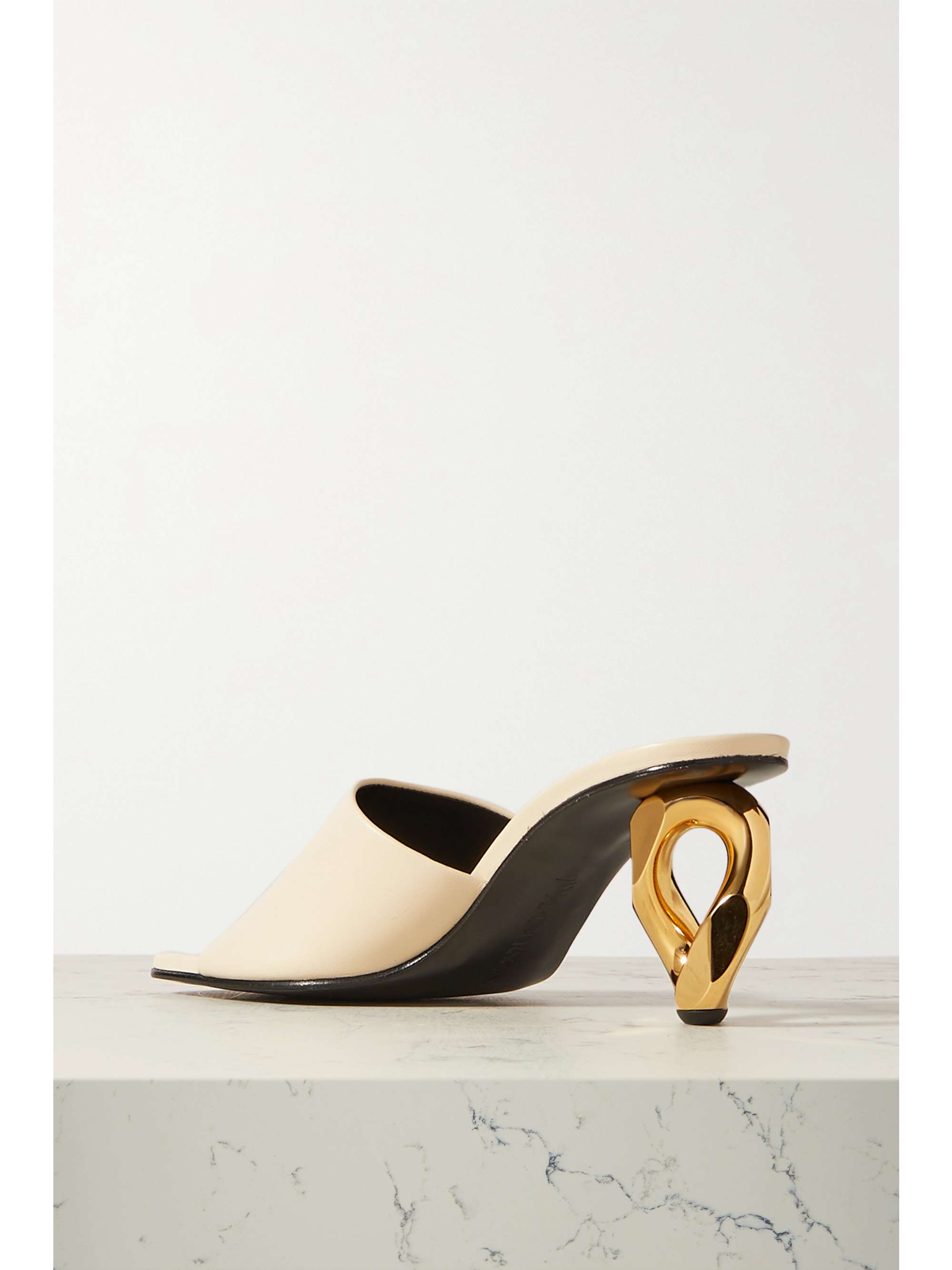 jw anderson embellished leather mules