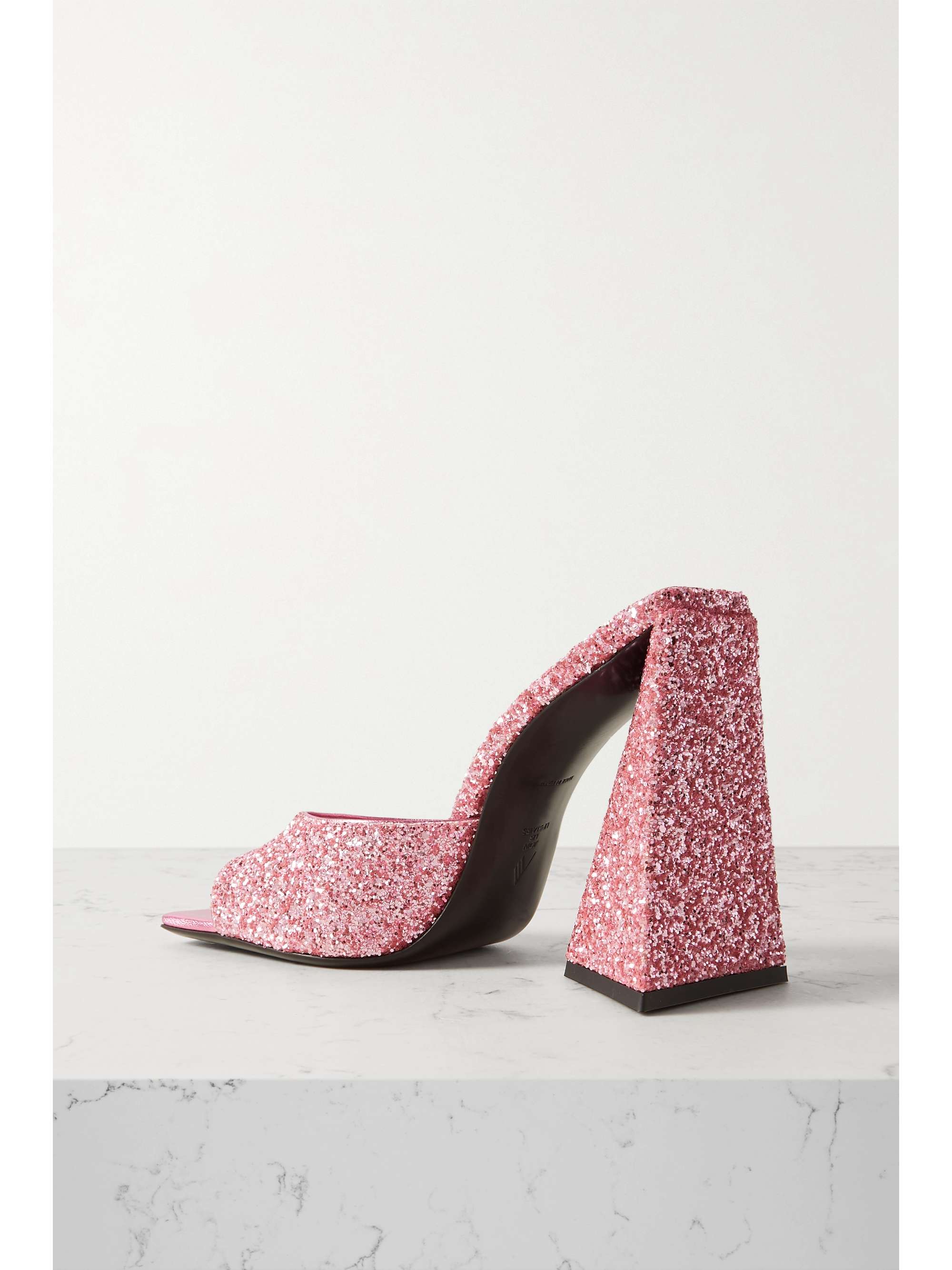 THE ATTICO Devon satin mules