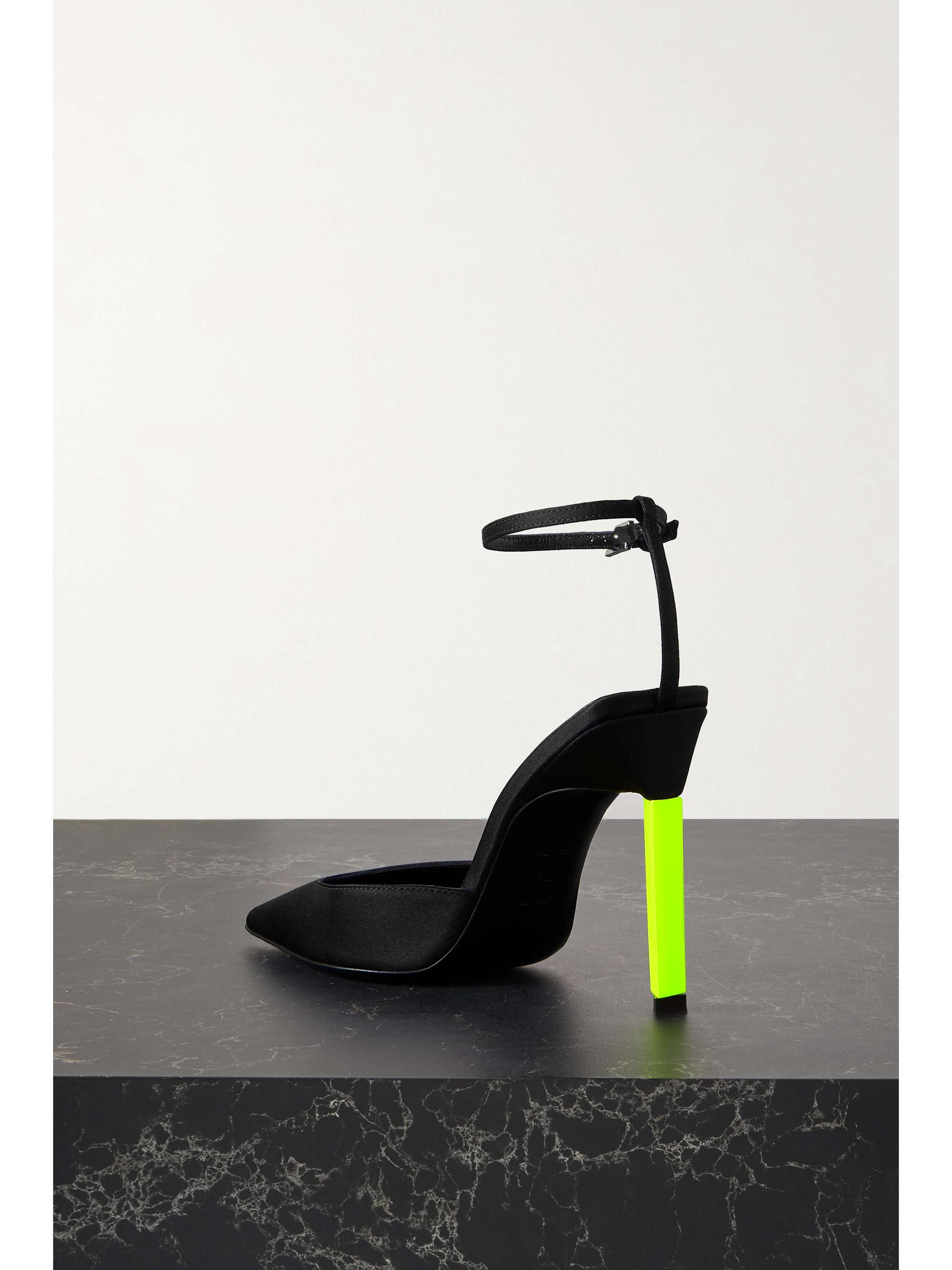 THE ATTICO Perine satin pumps