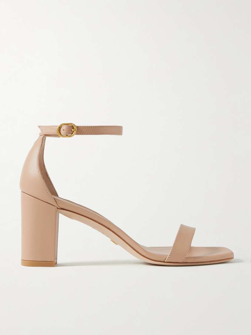 Stuart Weitzman Nudistcurve Leather Sandals