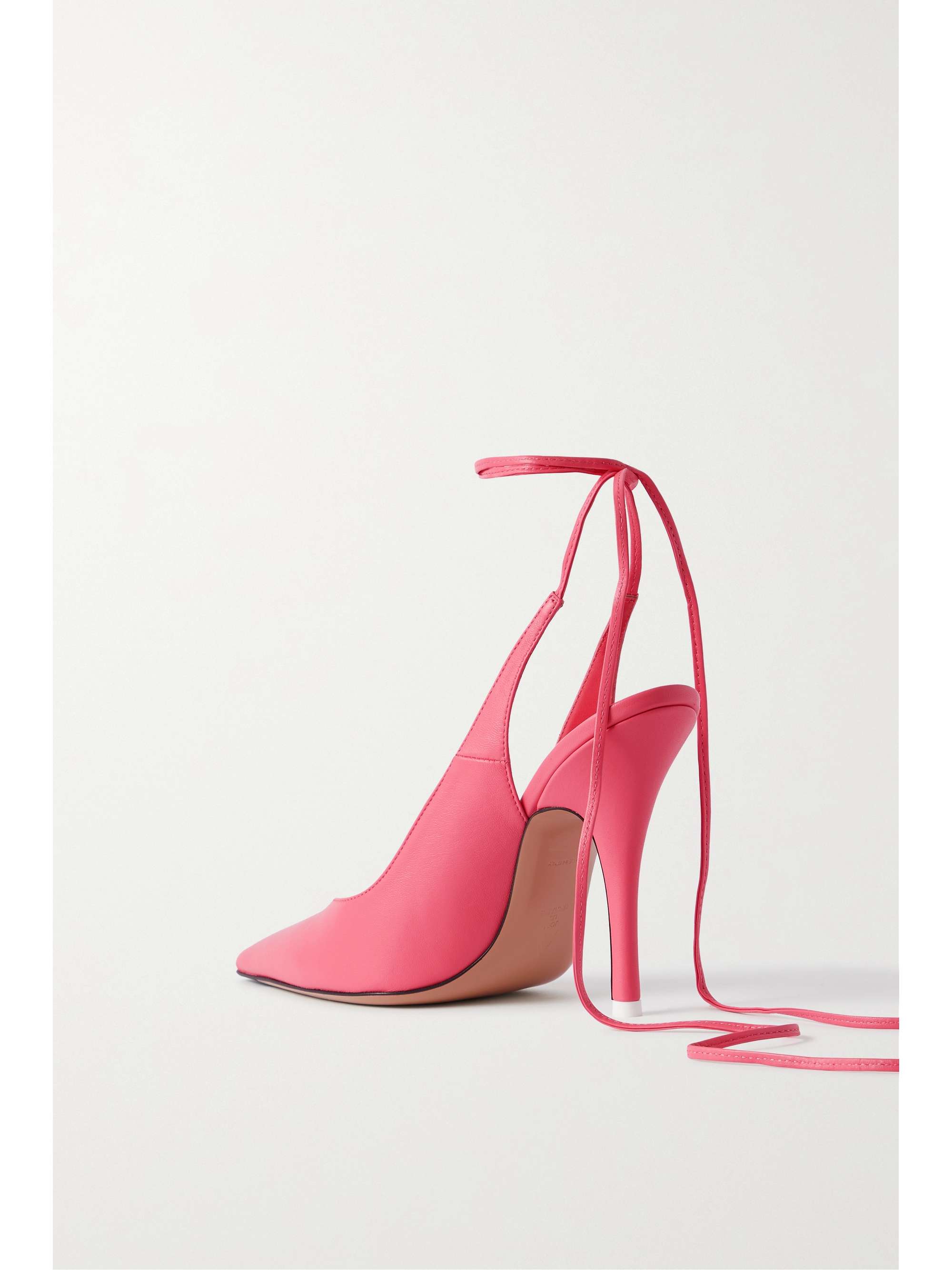 THE ATTICO Venus leather pumps | NET-A-PORTER