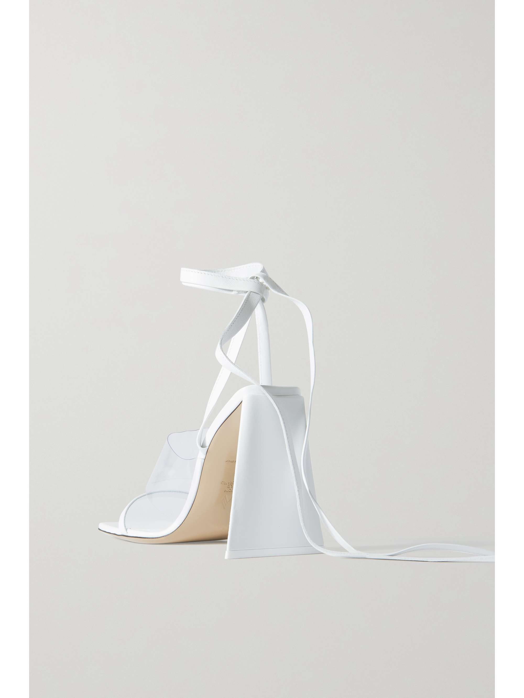 THE ATTICO Sandales en cuir et en PVC Isa