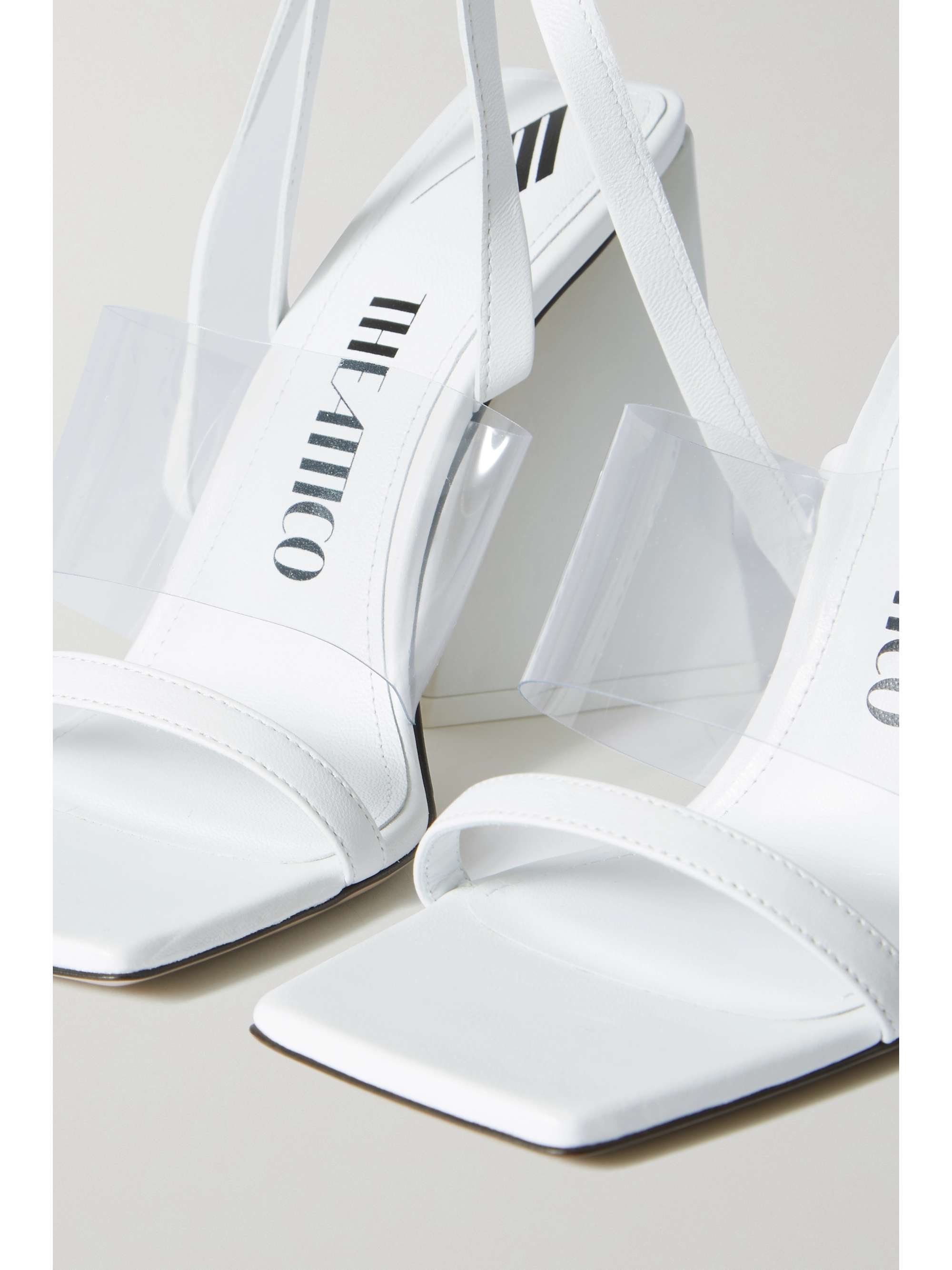 THE ATTICO Sandales en cuir et en PVC Isa
