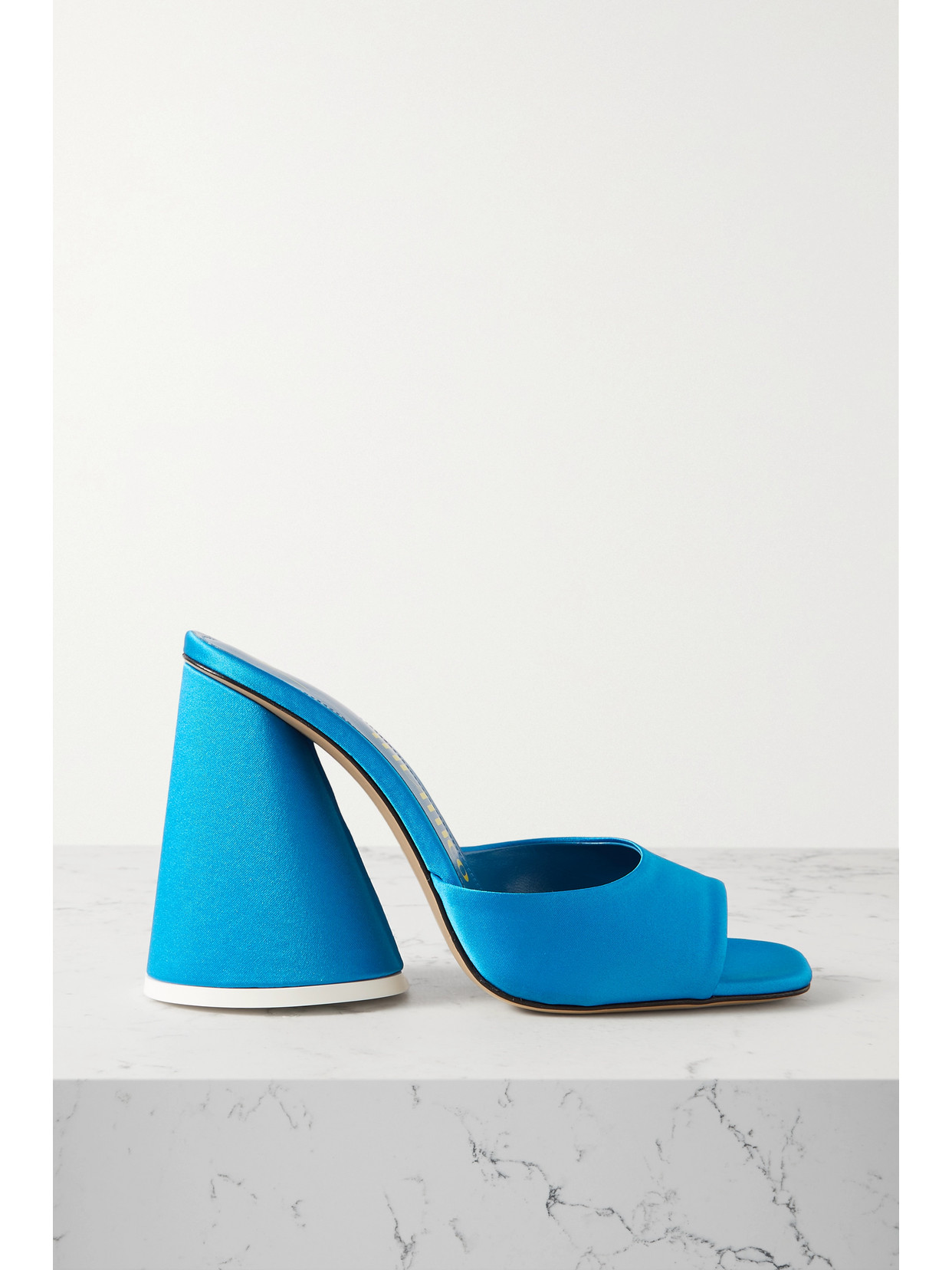 The Attico Luz Satin Mules