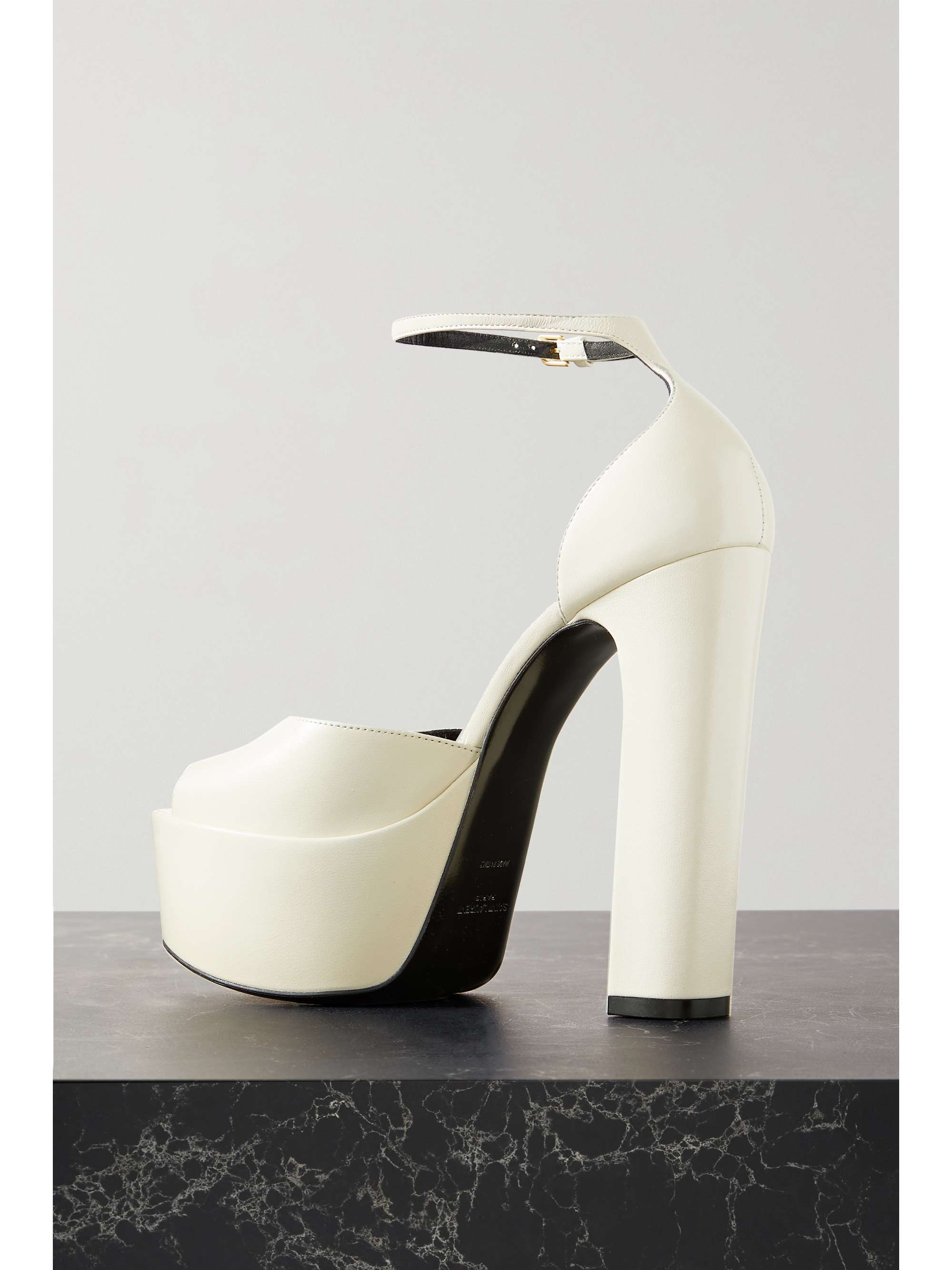 SAINT LAURENT Jodie leather platform sandals